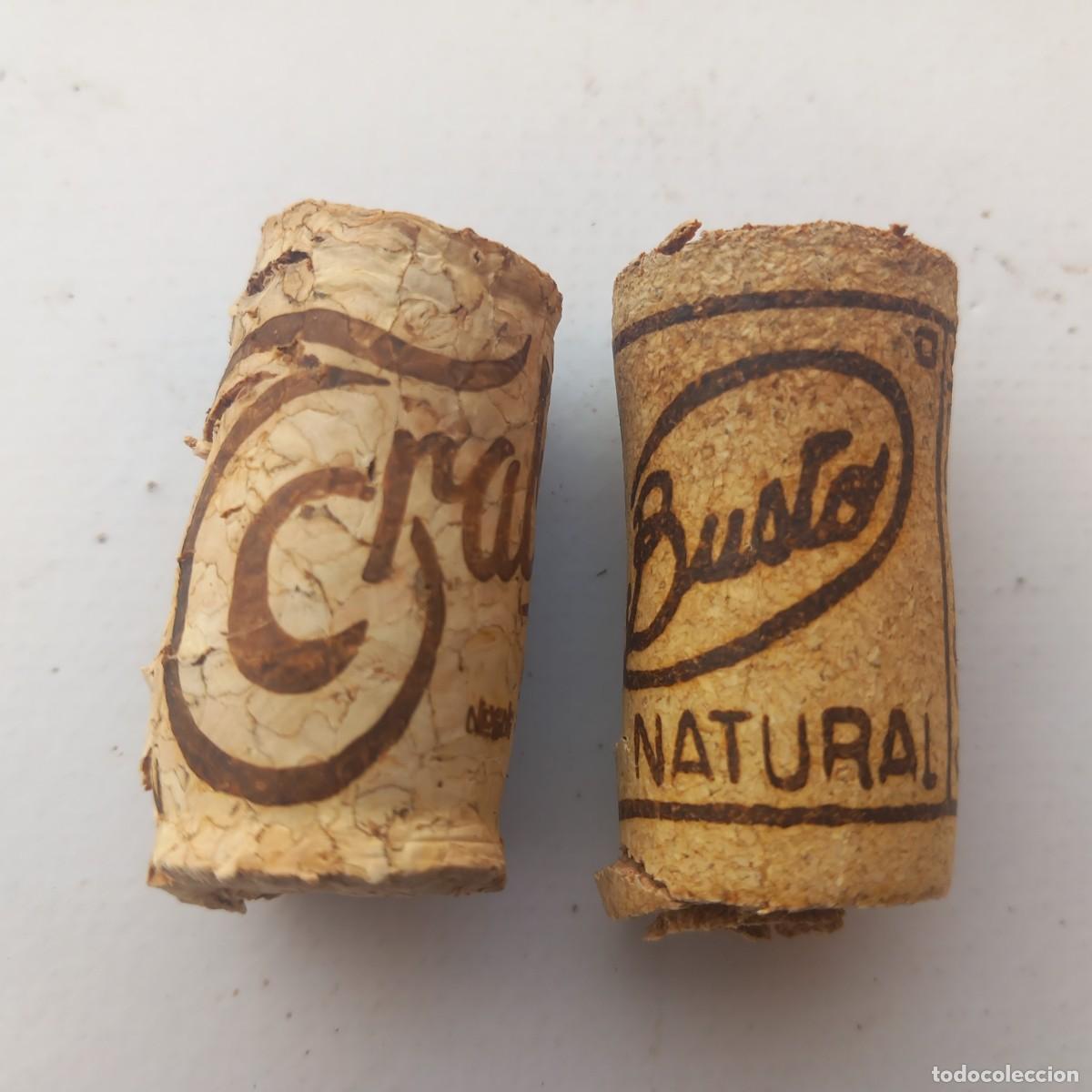 Coleccionismo de vinos y licores: Lote 2 corchos de sidra - - Foto 1