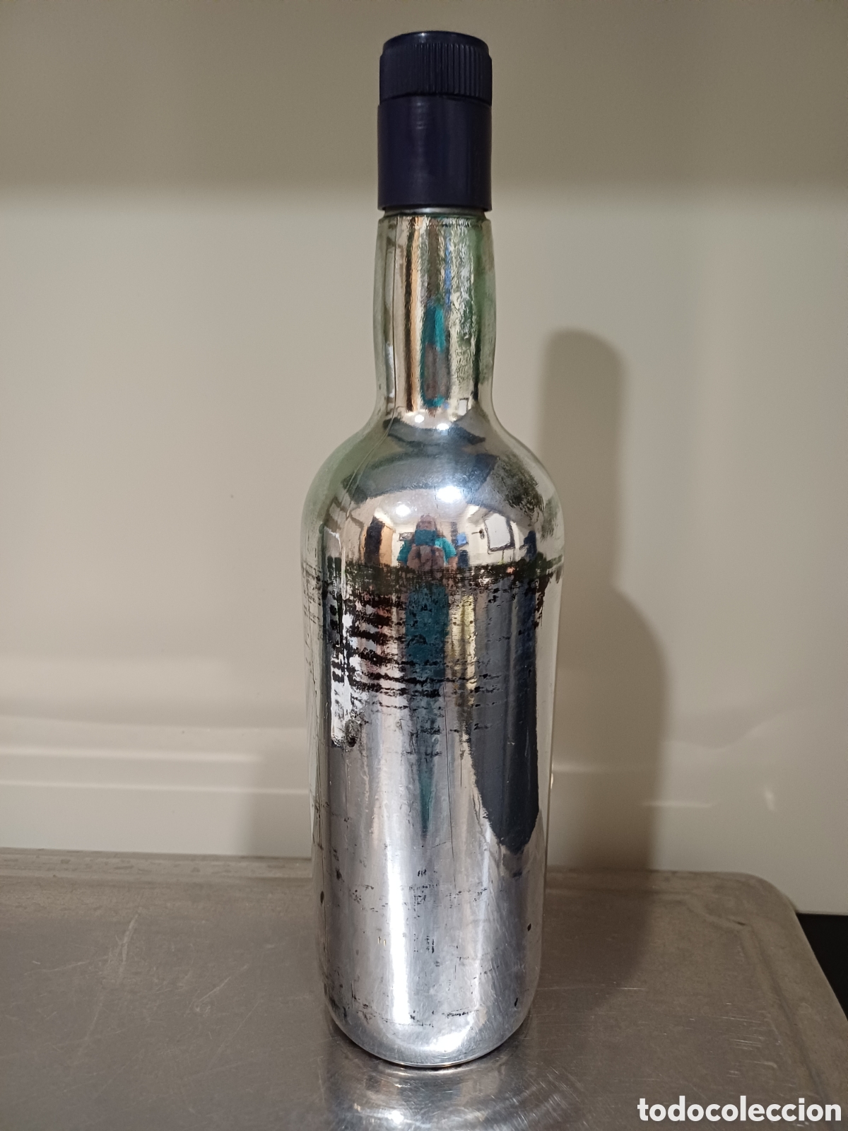 Coleccionismo de vinos y licores: Botella Original de Ponche Caballero - Foto 2