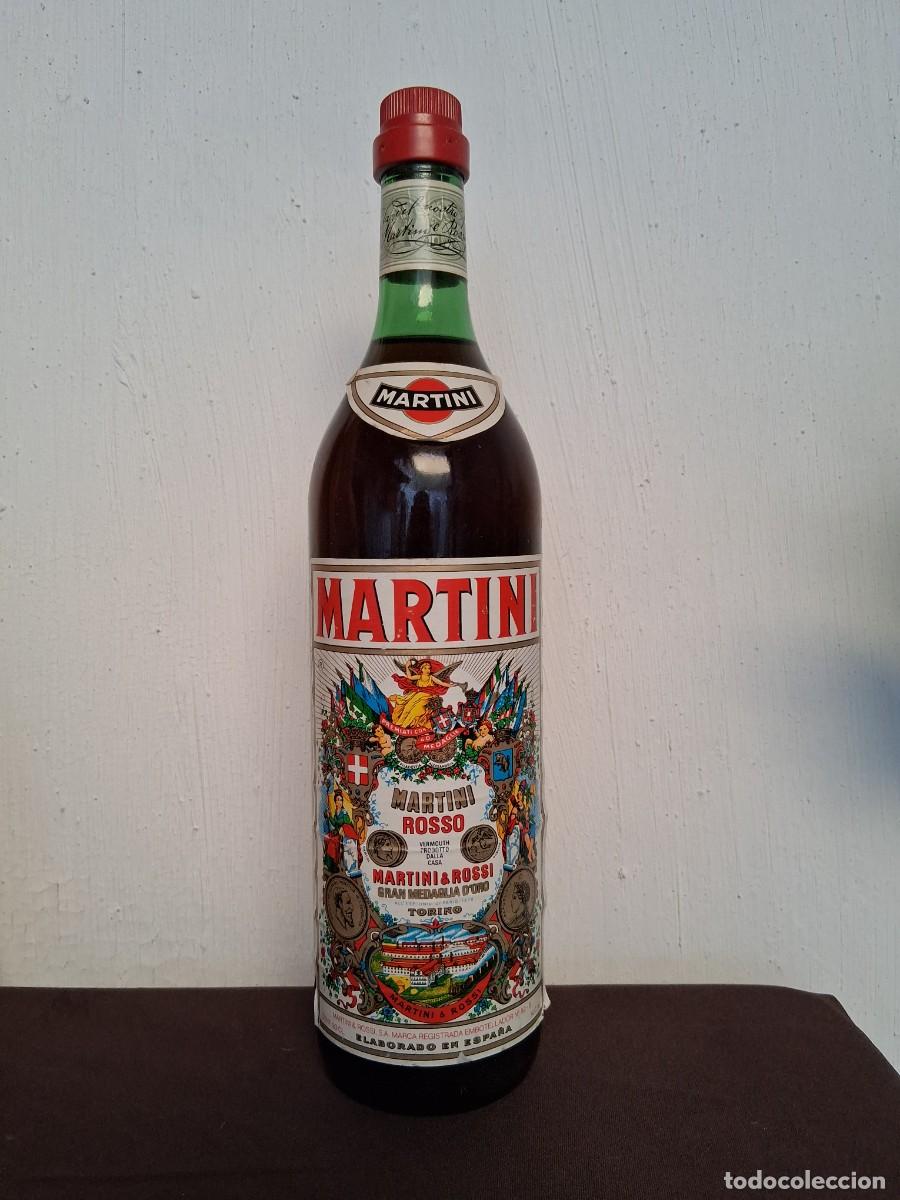 Coleccionismo de vinos y licores: Botella Martini&Rosso - Foto 1
