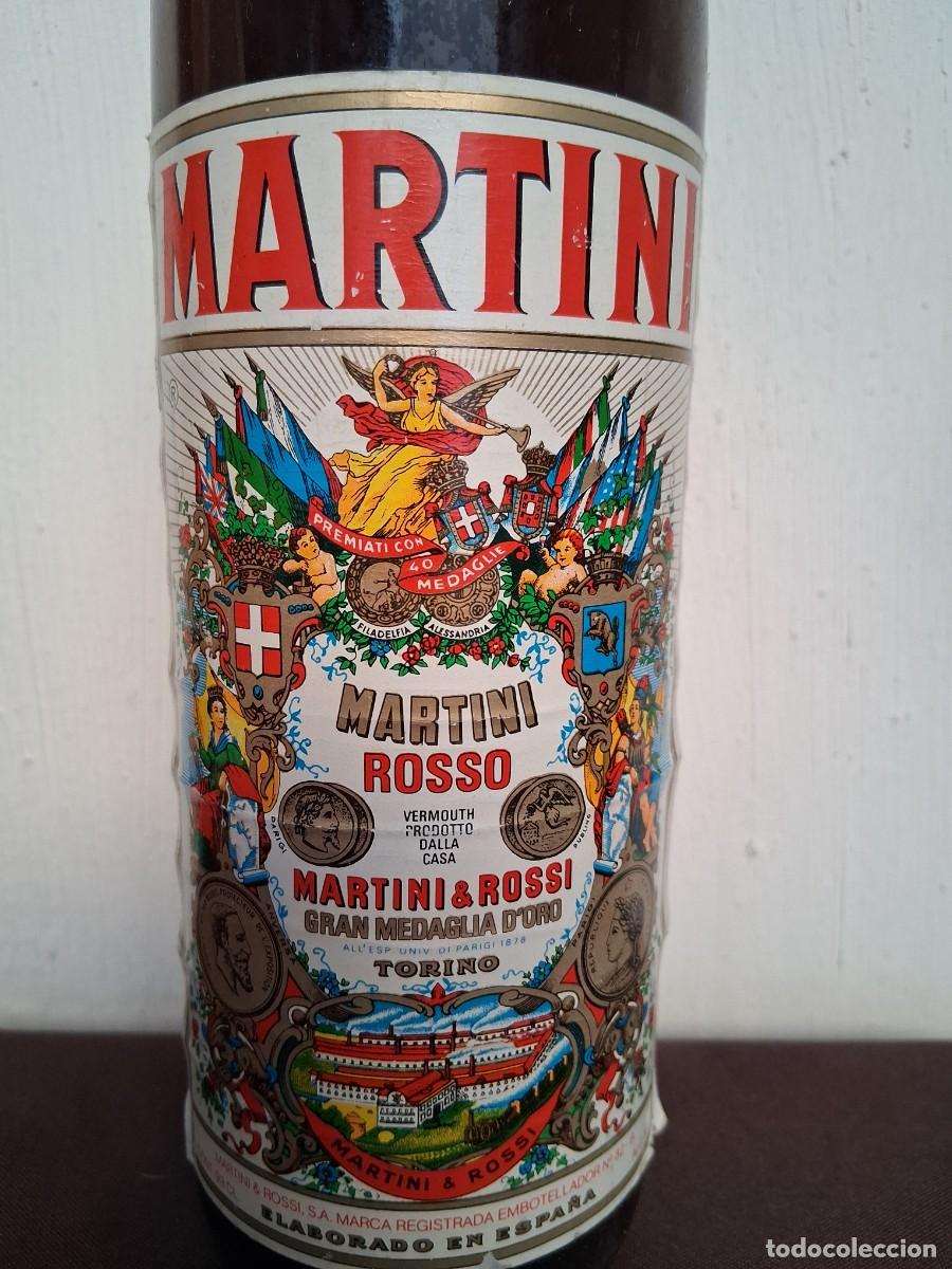 Coleccionismo de vinos y licores: Botella Martini&Rosso - Foto 2