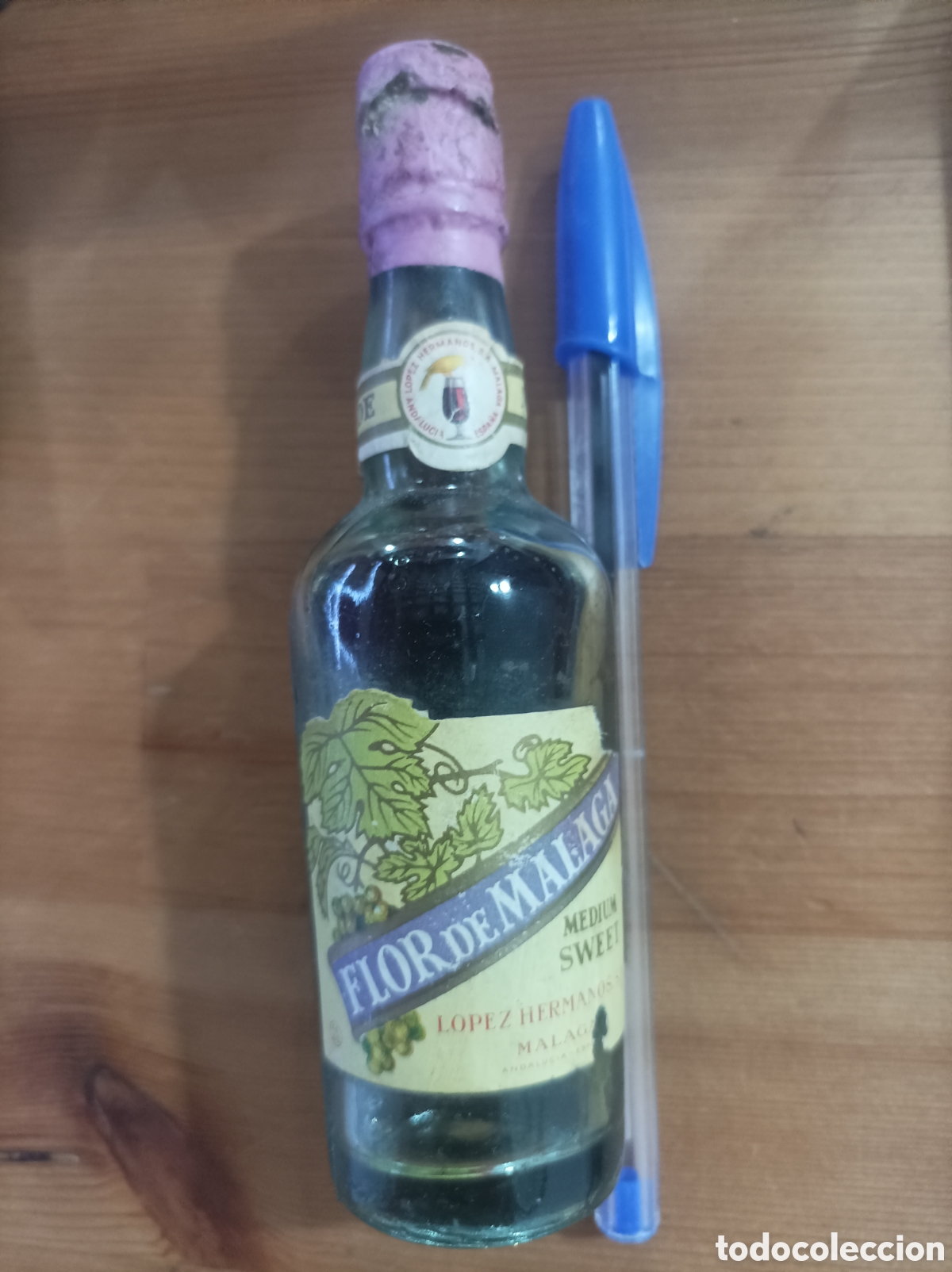 Coleccionismo de vinos y licores: BOTELL&Iacute;N FLOR DE M&Aacute;LAGA - Foto 1