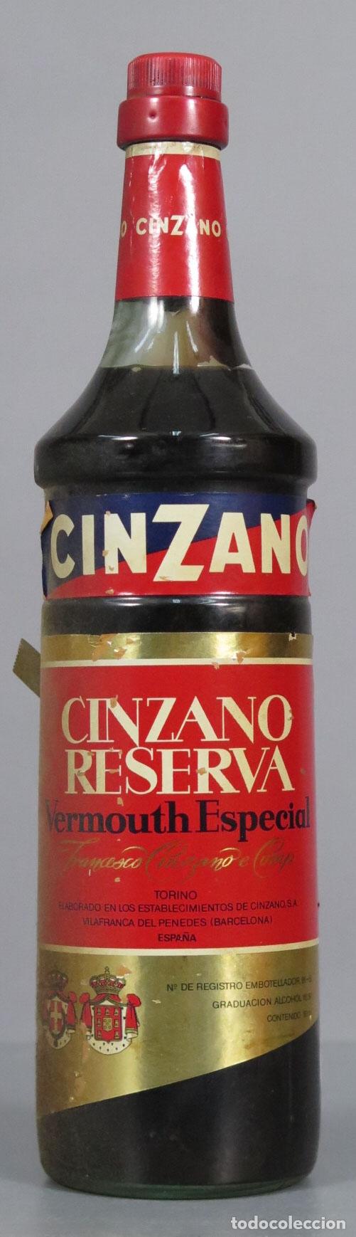 Coleccionismo de vinos y licores: BOTELLA. CINZANO RESERVA - Foto 1