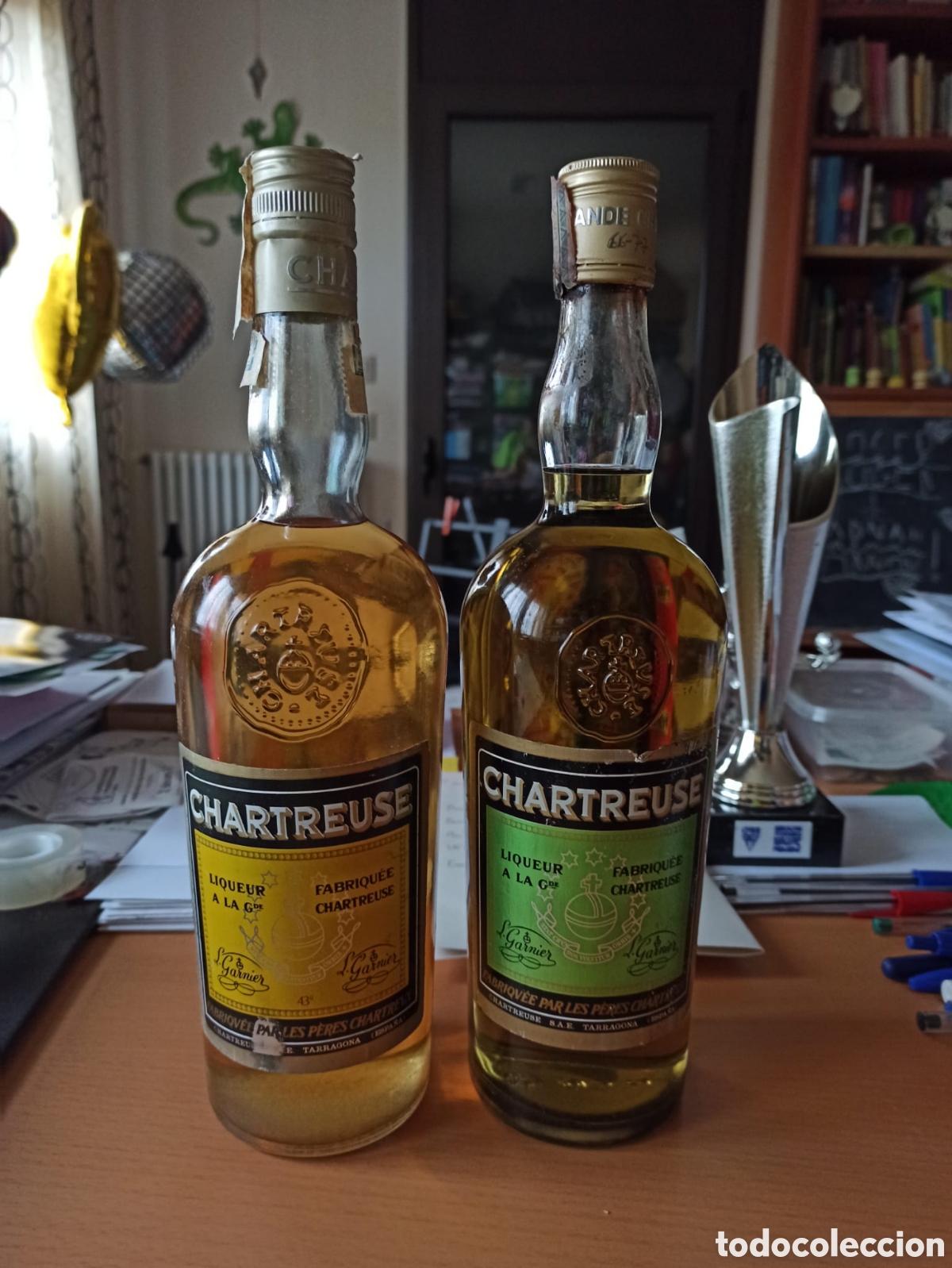 Coleccionismo de vinos y licores: Botellas chartreuse Tarragona - Foto 1