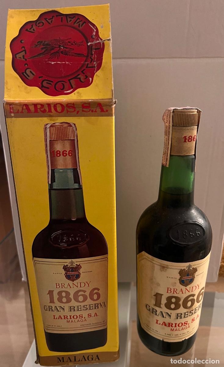 Coleccionismo de vinos y licores: Botella 1866 con caja y precinto - Foto 1
