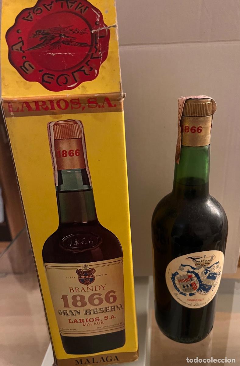 Coleccionismo de vinos y licores: Botella 1866 con caja y precinto - Foto 3