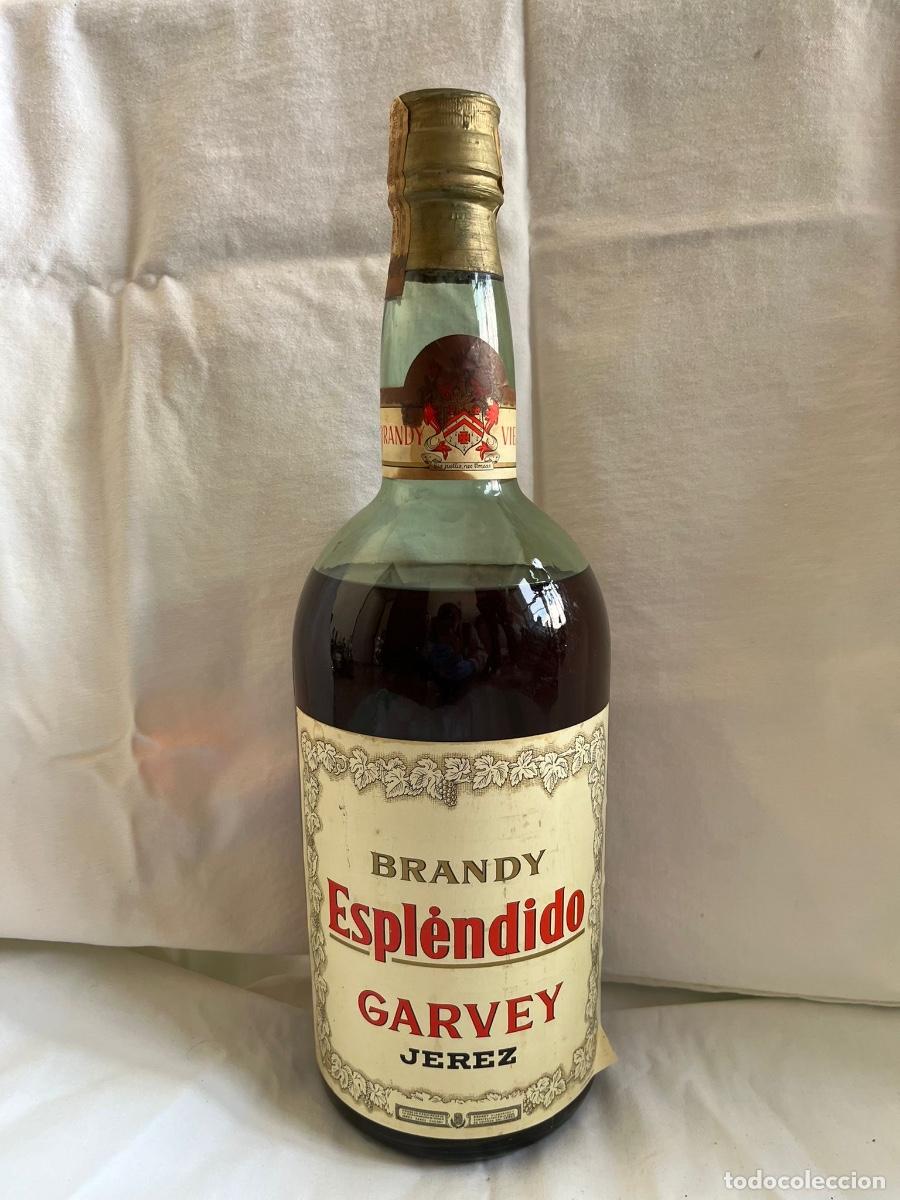 Coleccionismo de vinos y licores: Botella de Brandy Espl&eacute;ndido - Foto 1