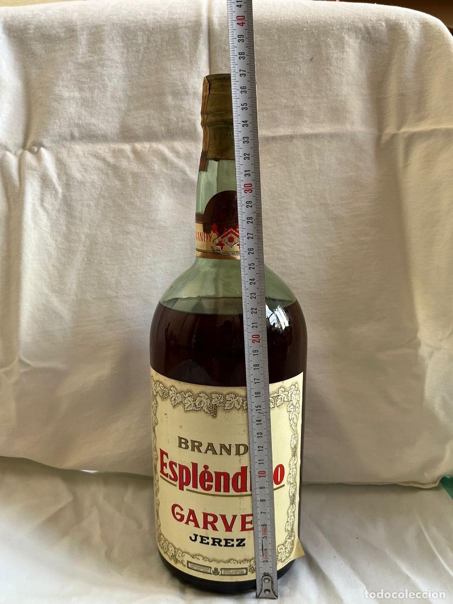 Coleccionismo de vinos y licores: Botella de Brandy Espl&eacute;ndido - Foto 3