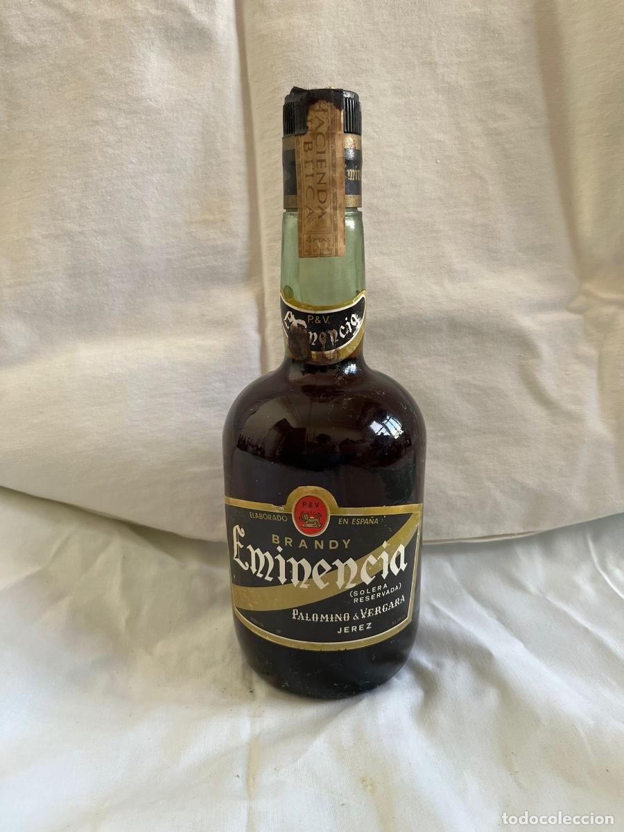 Coleccionismo de vinos y licores: Botella Brandy Eminencia - Foto 1