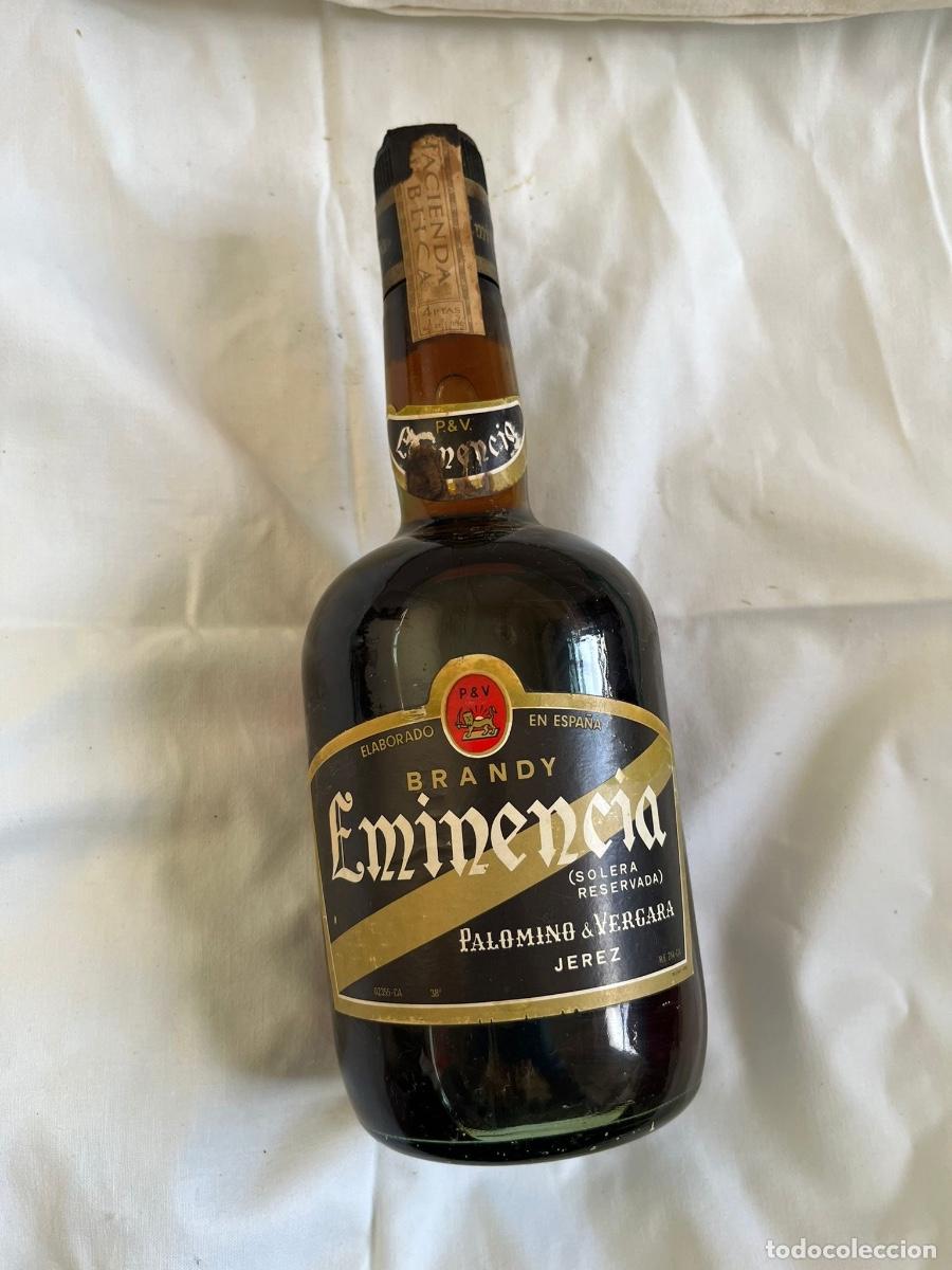 Coleccionismo de vinos y licores: Botella Brandy Eminencia - Foto 2