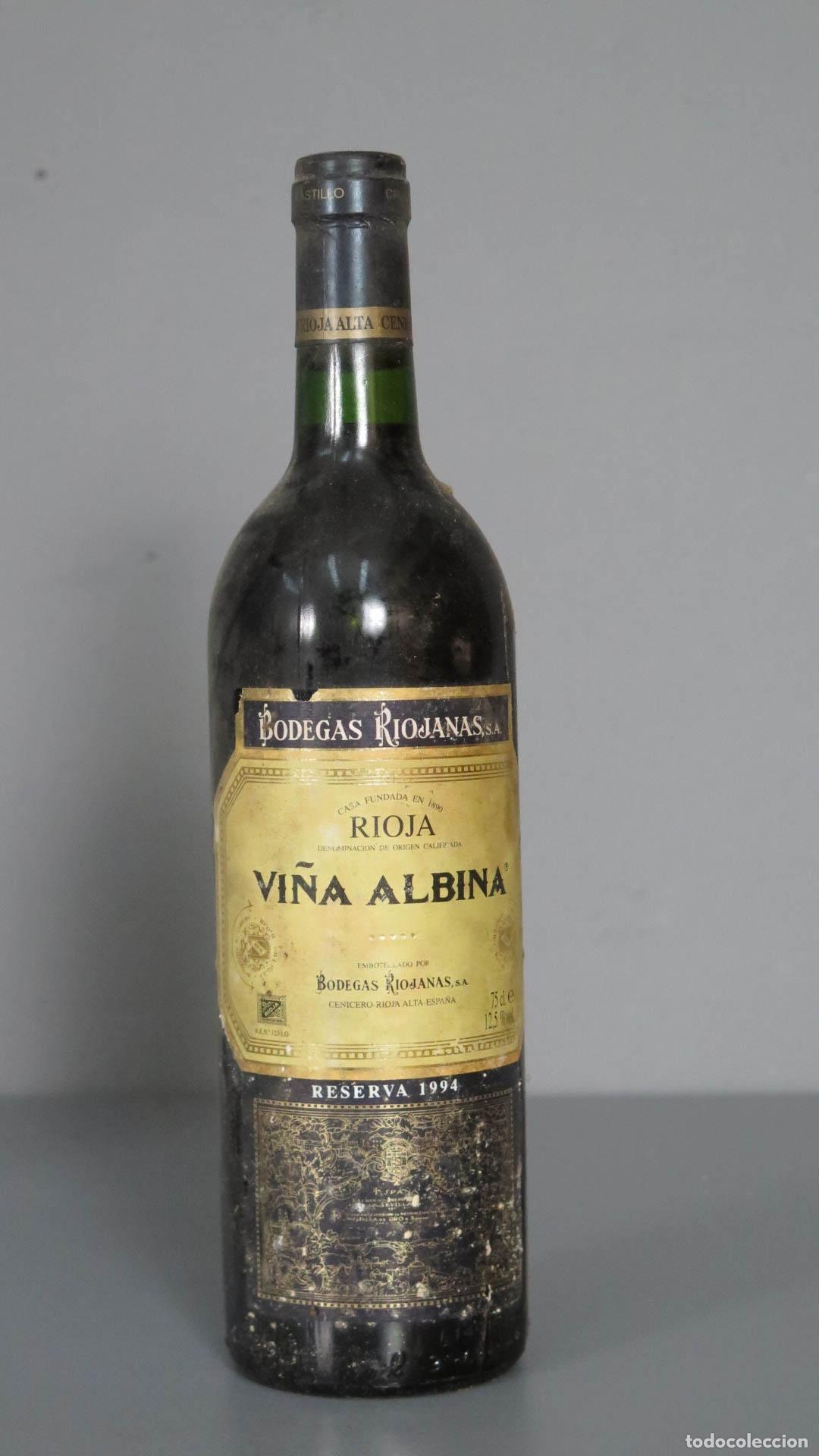 Coleccionismo de vinos y licores: BOTELLA. VI&Ntilde;A ALBINA. RESERVA 1994. RIOJA