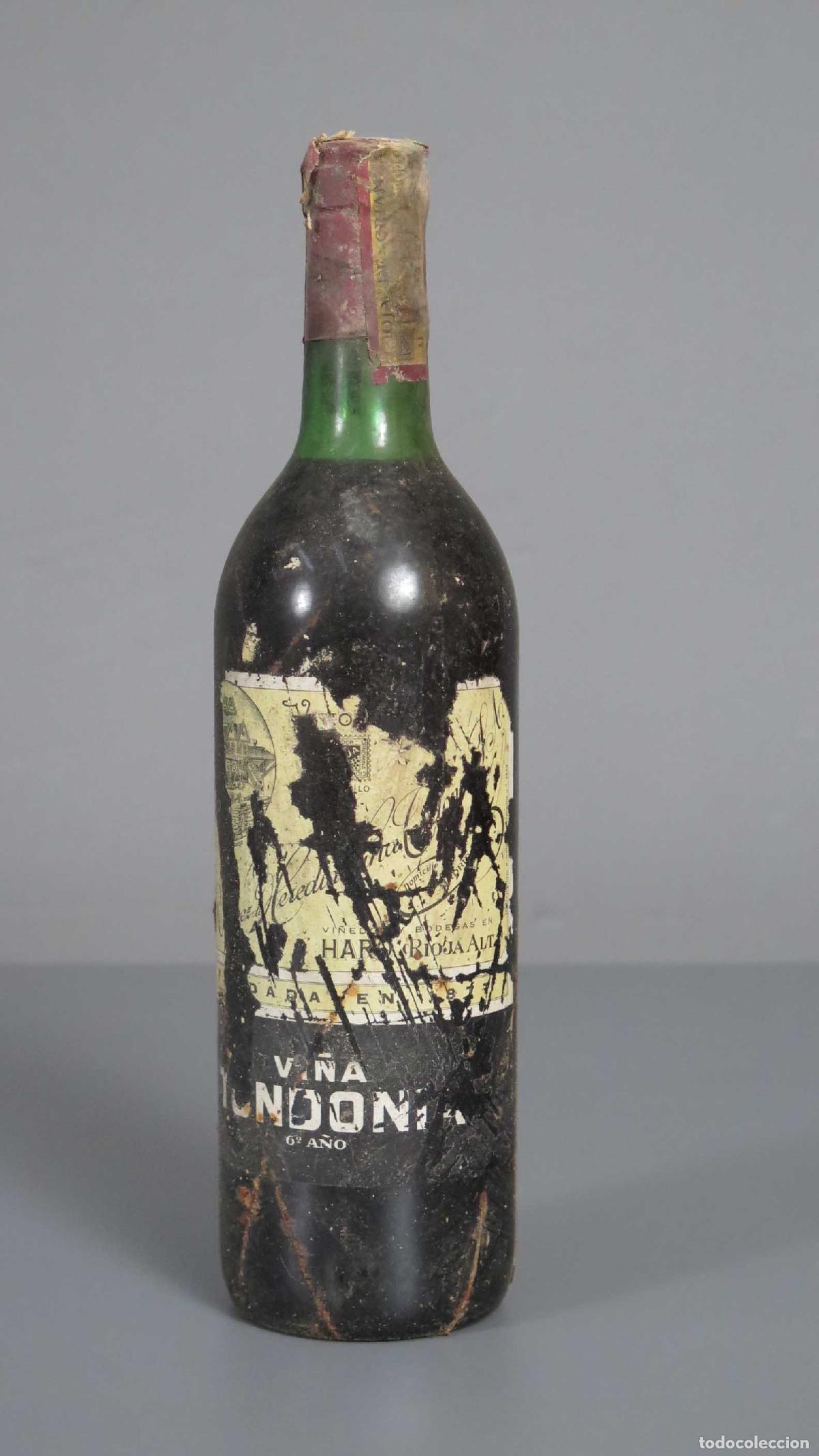 Collection of wines and liquors: BOTELLA. TONDONIA 6 A&Ntilde;O