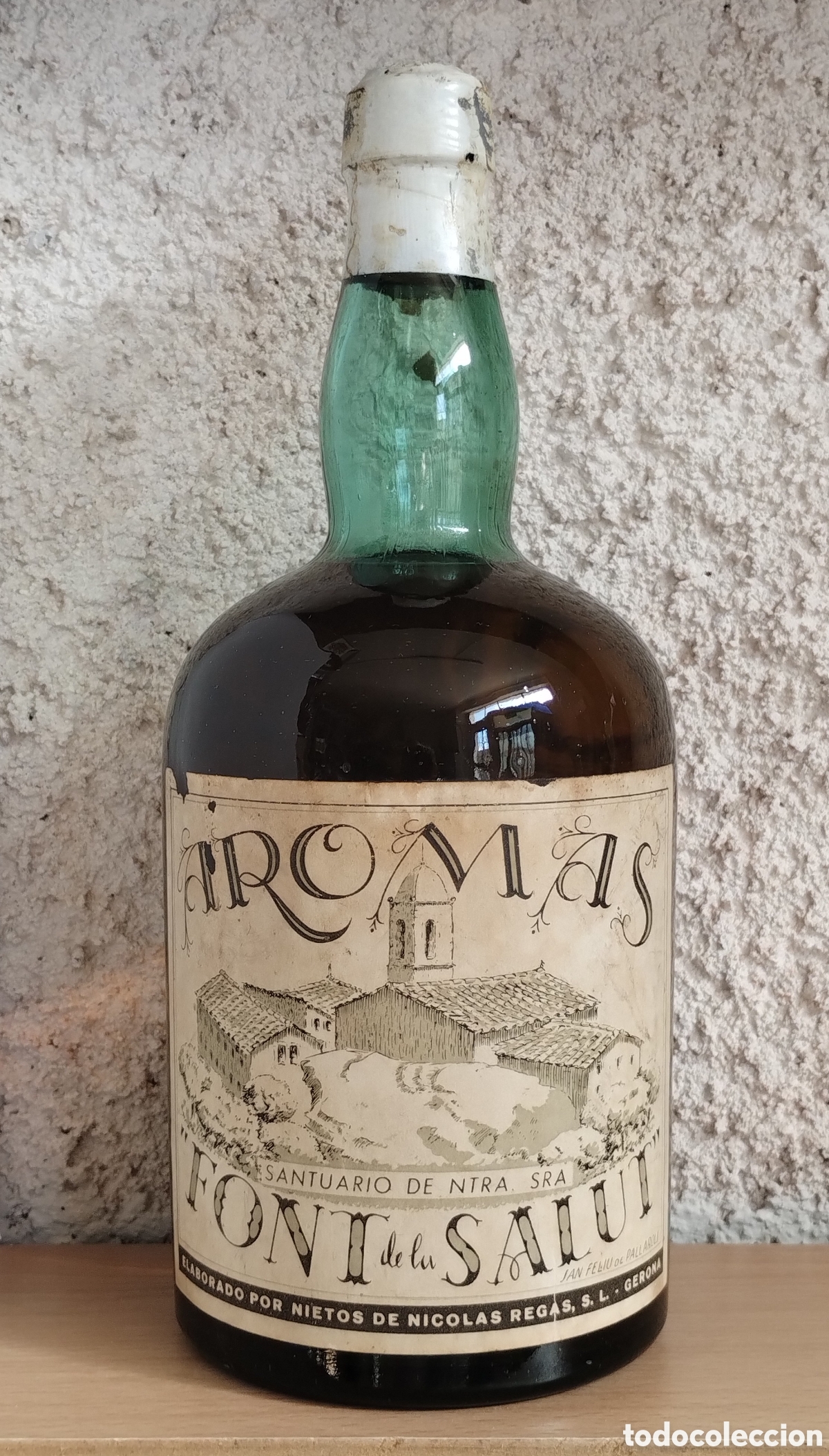Sammlung von Weinen und Lik&ouml;ren: Botella Aromas Font Salut Regas I