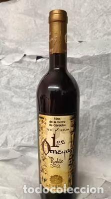 Coleccionismo de vinos y licores: Botella Los Omeya (Roble 2002) - Foto 3