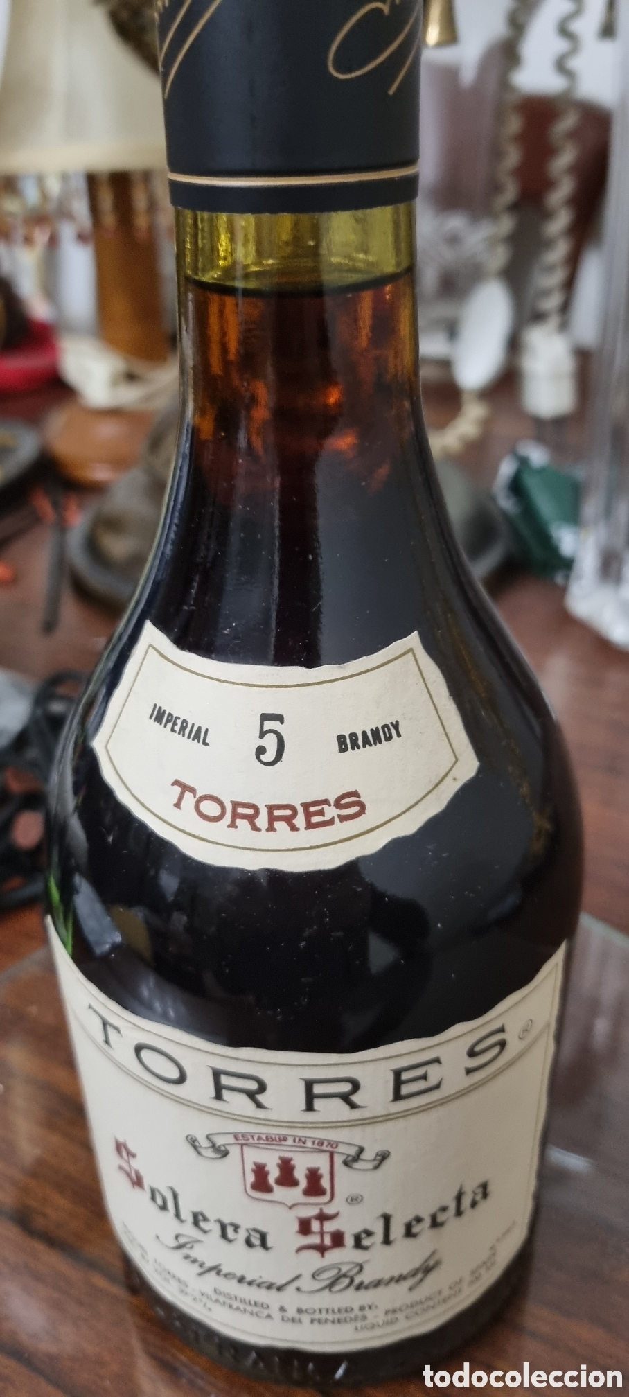 Coleccionismo de vinos y licores: 5 Torres Solera Selecta - Foto 2