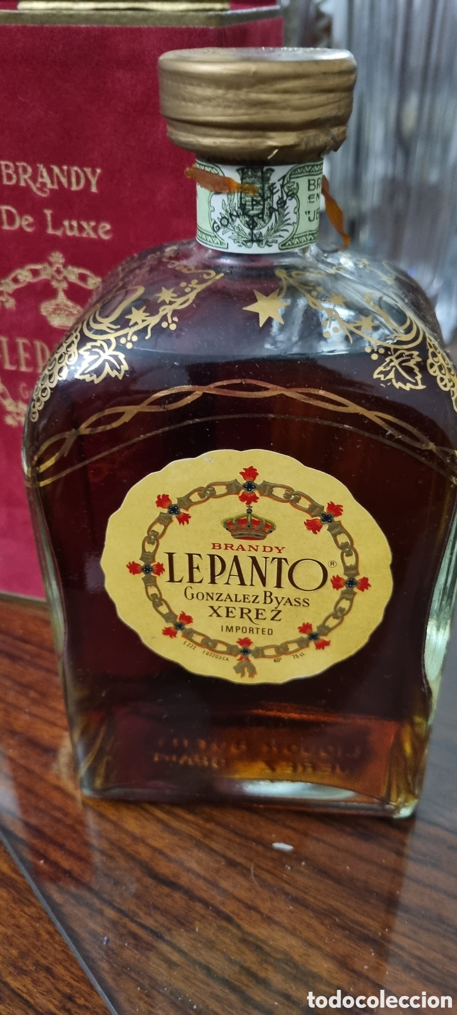 Coleccionismo de vinos y licores: Brandy de Luxe Lepanto - Foto 3