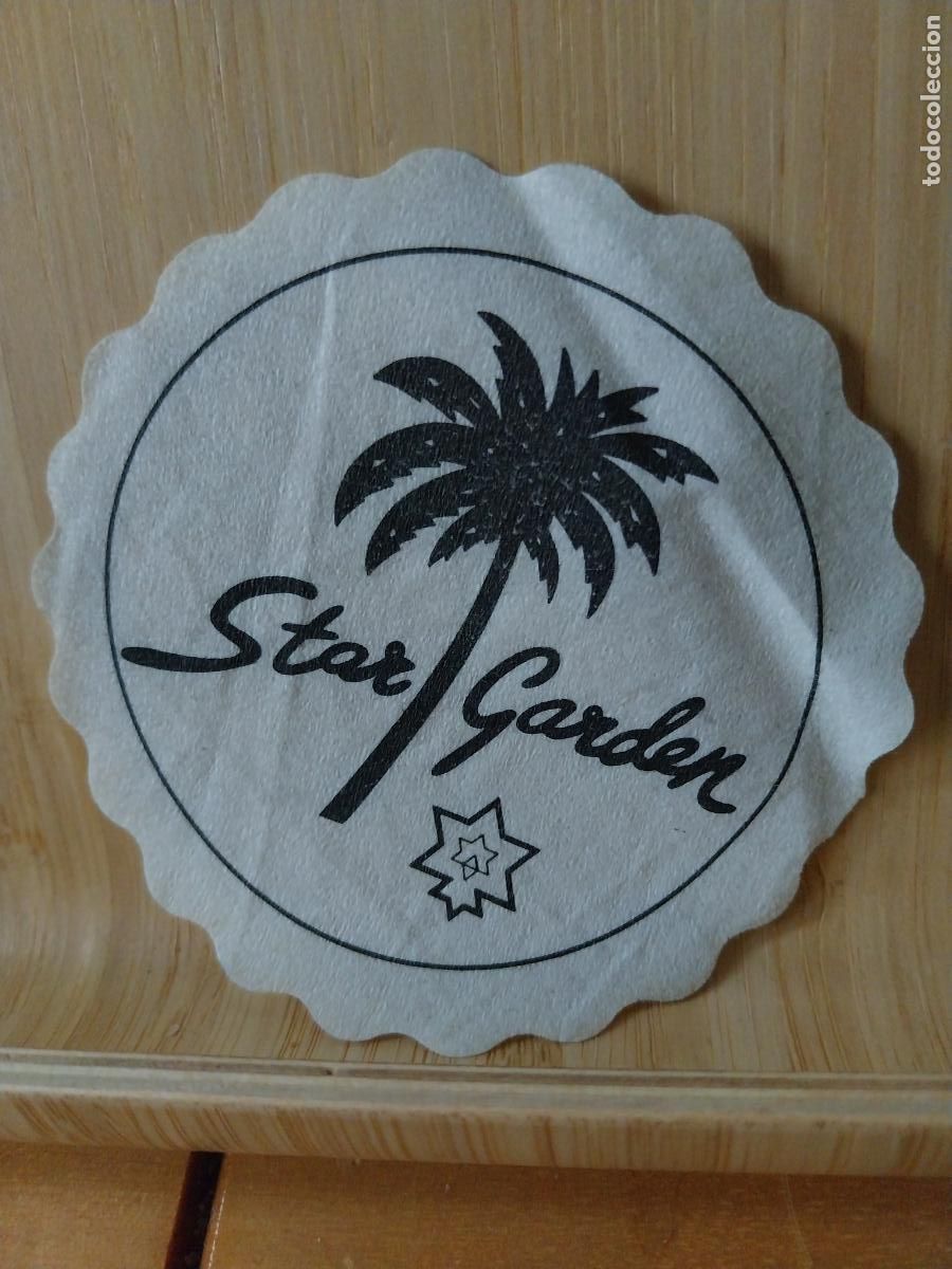 Collection of wines and liquors: STAR GARDEN POSAVASOS COASTER VINTAGE ORIGINAL 9 CMS USADO