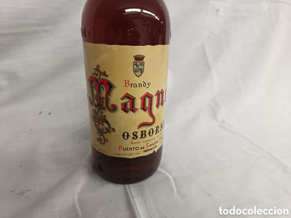 Collezionismo di vini e liquori: BOTELLA DE BRANDY MAGNO, DE OSBORNE, SIN ABRIR, BUEN ESTADO