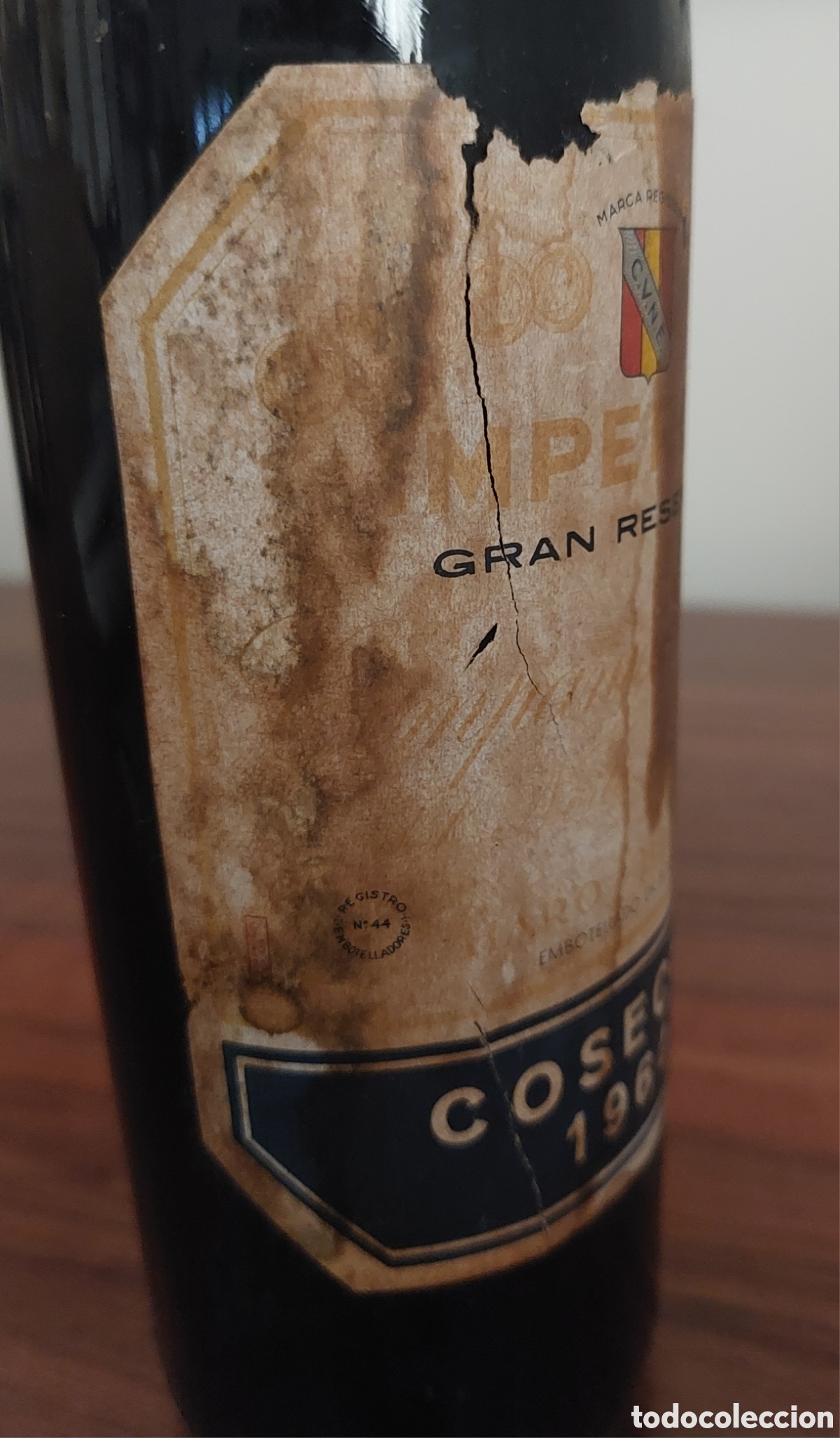 Collection of wines and liquors: Rioja Cune Gran Reserva 1964