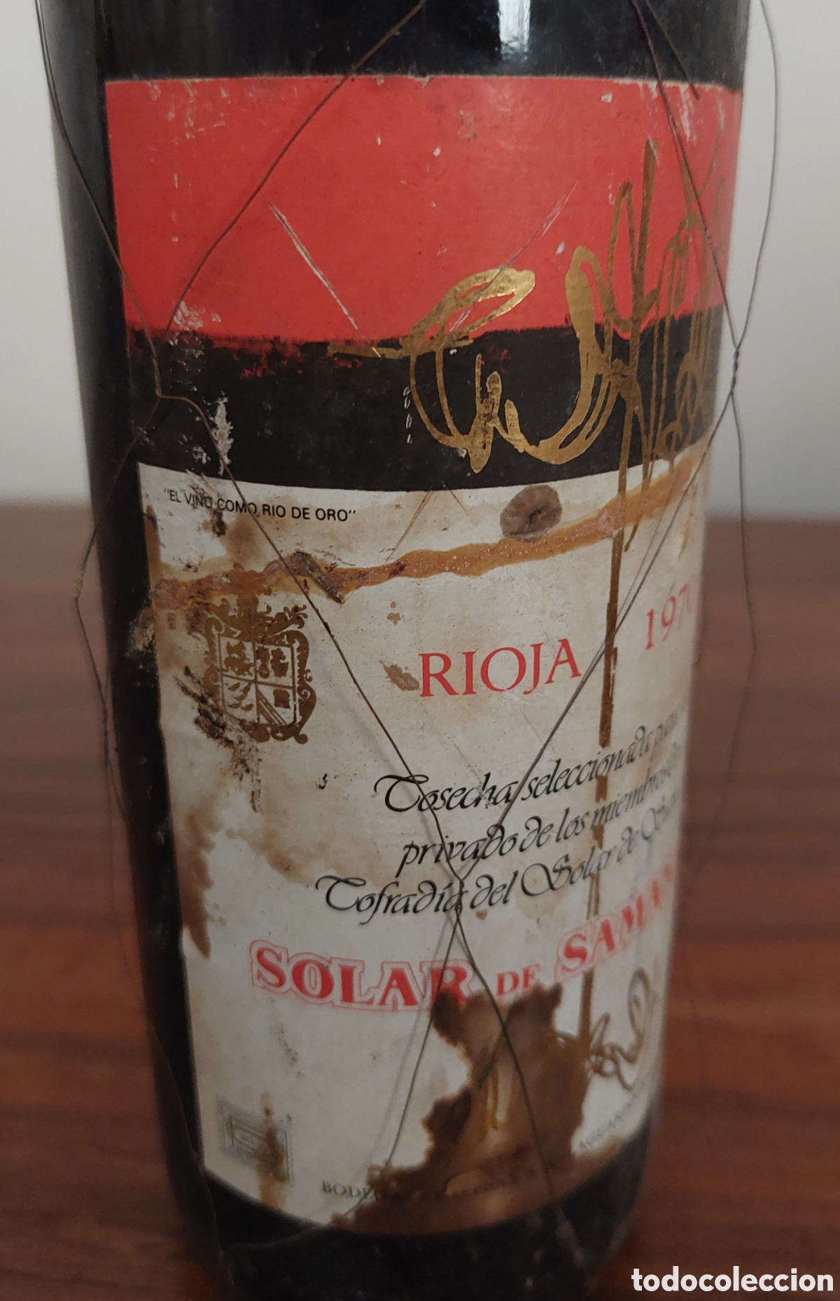 Collection of wines and liquors: Solar de Samaniego 1970