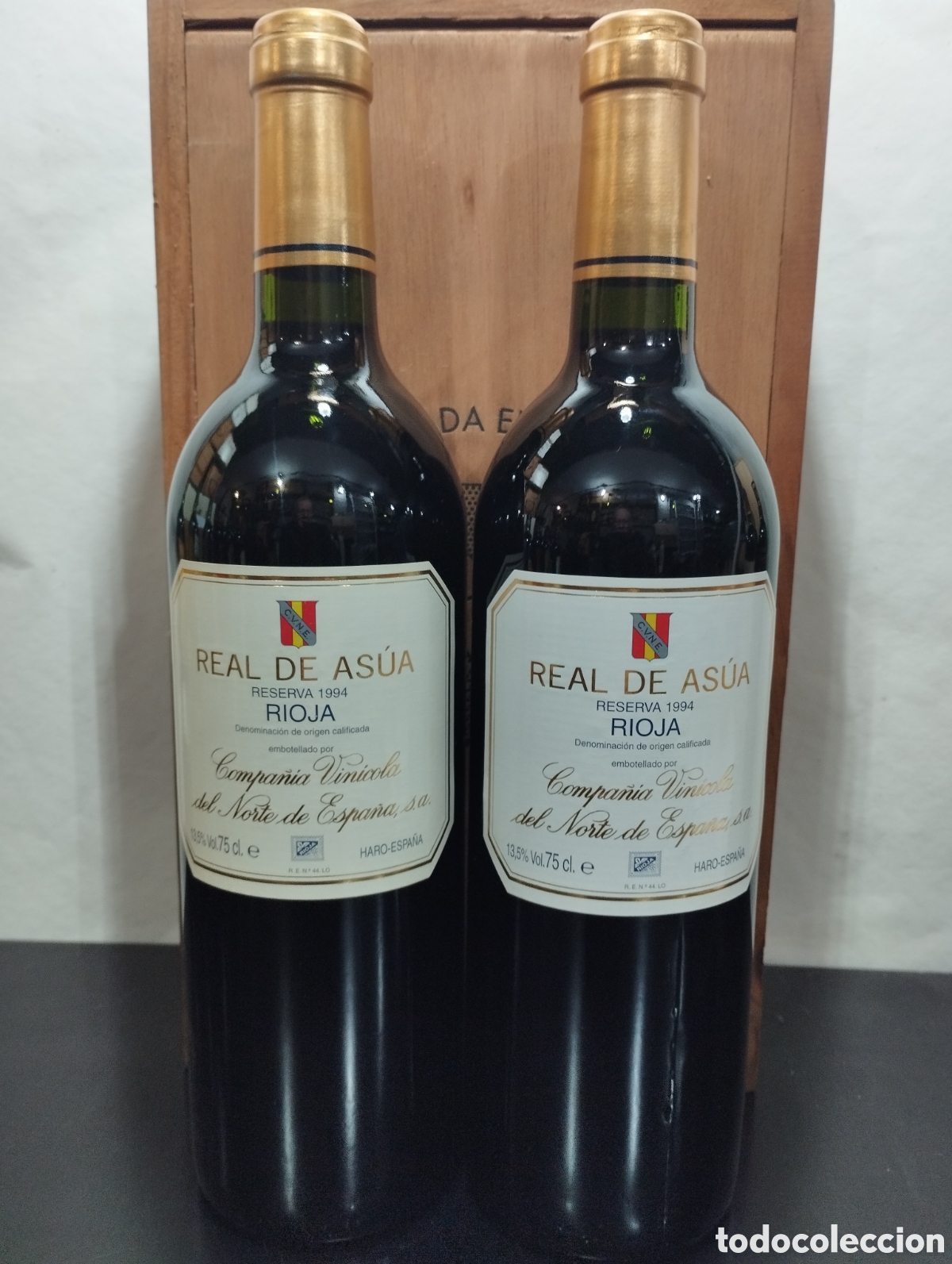 Sammlung von Weinen und Lik&ouml;ren: Real de Asua.Bodegas C.V.N.E.