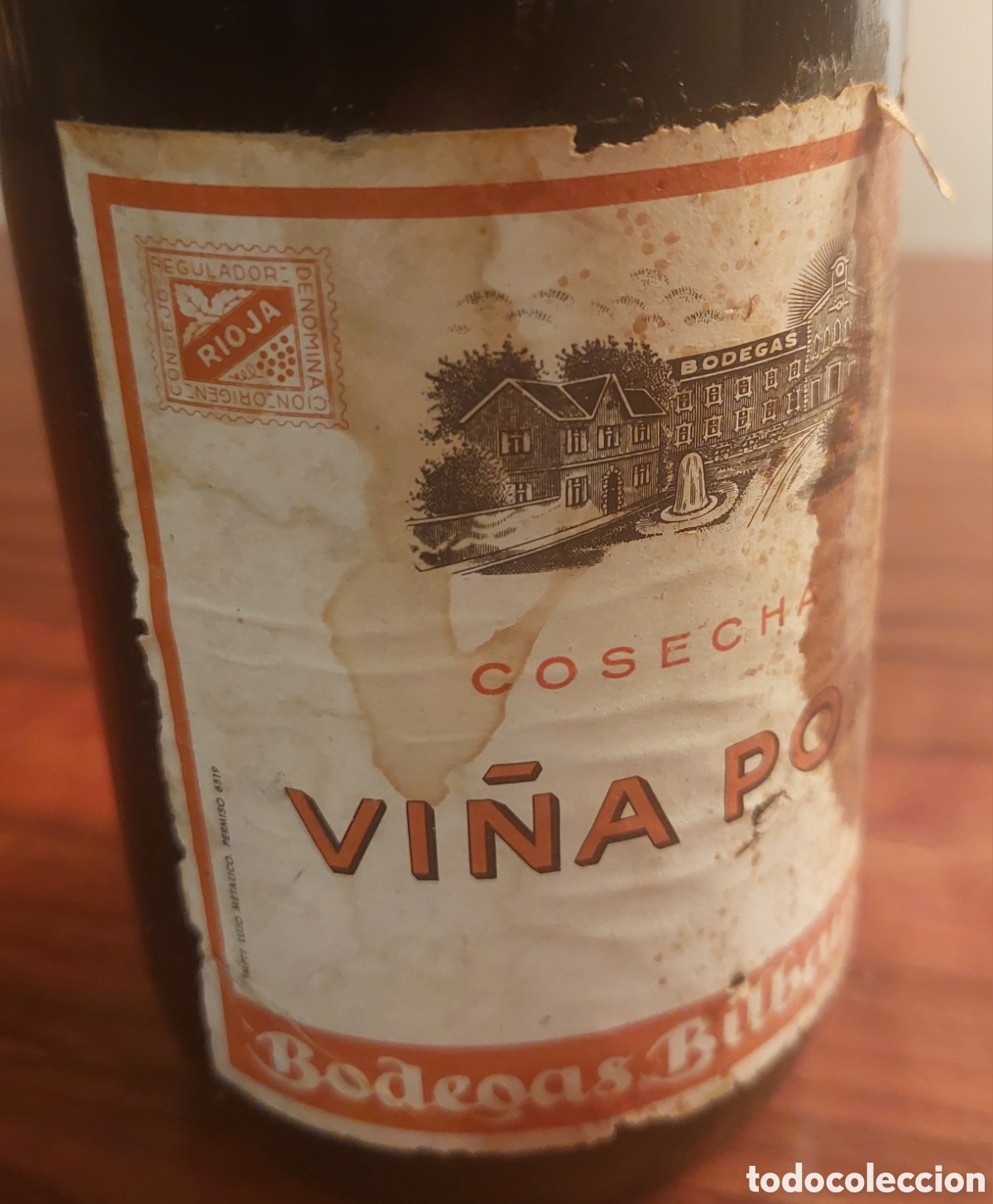 Collectionnisme de vins et liqueurs: Botella Rioja Vi&ntilde;a Pomal