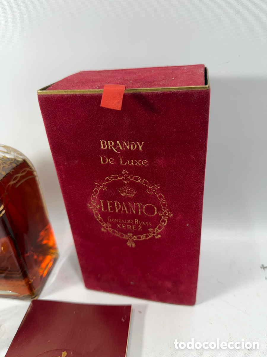 Coleccionismo de vinos y licores: BOTELLA BRANDY DE LUXE LEPANTO - Foto 6