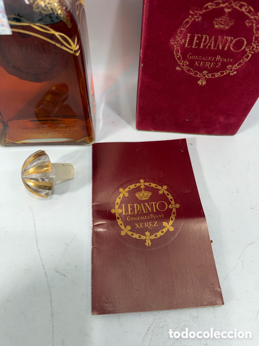 Coleccionismo de vinos y licores: BOTELLA BRANDY DE LUXE LEPANTO - Foto 7