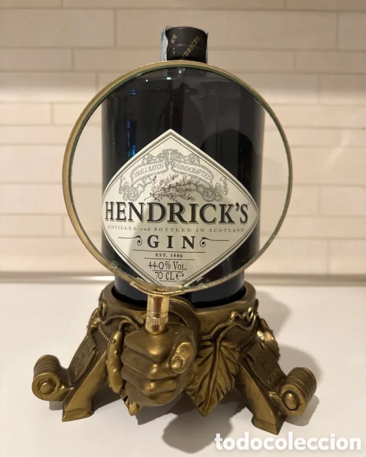Coleccionismo de vinos y licores: Expositor lupa hendricks - Foto 1