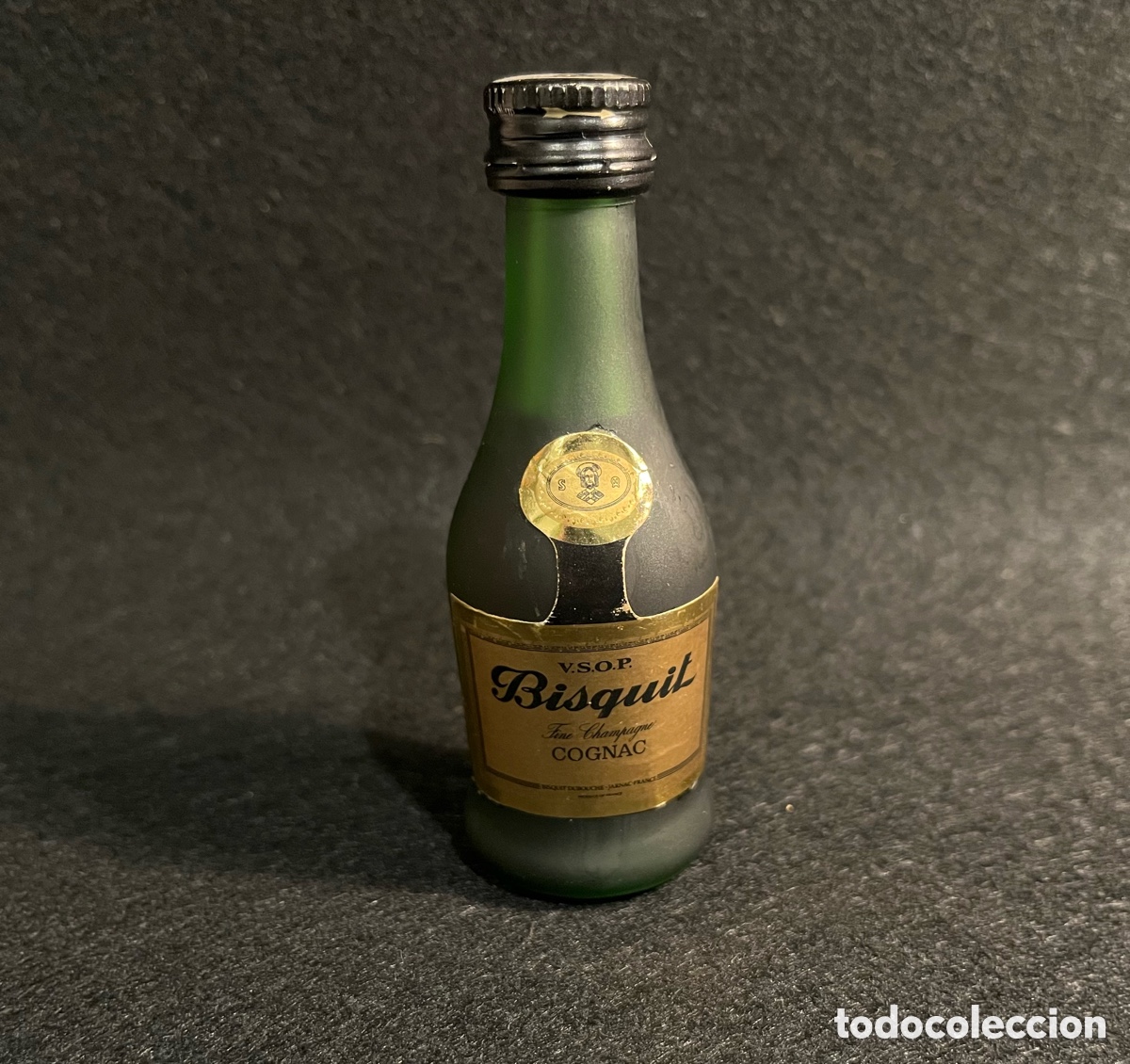 Collection of wines and liquors: Botellita Bisquit Cognac