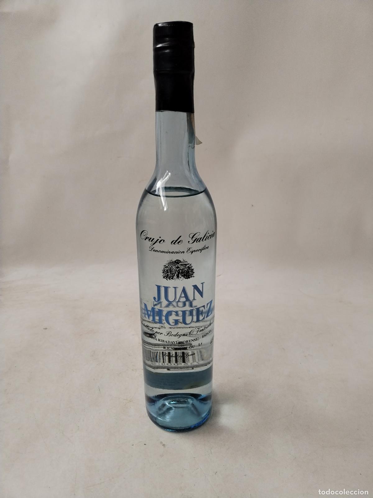 Collection of wines and liquors: juan miguez Orujo de Galicia 70 cl.