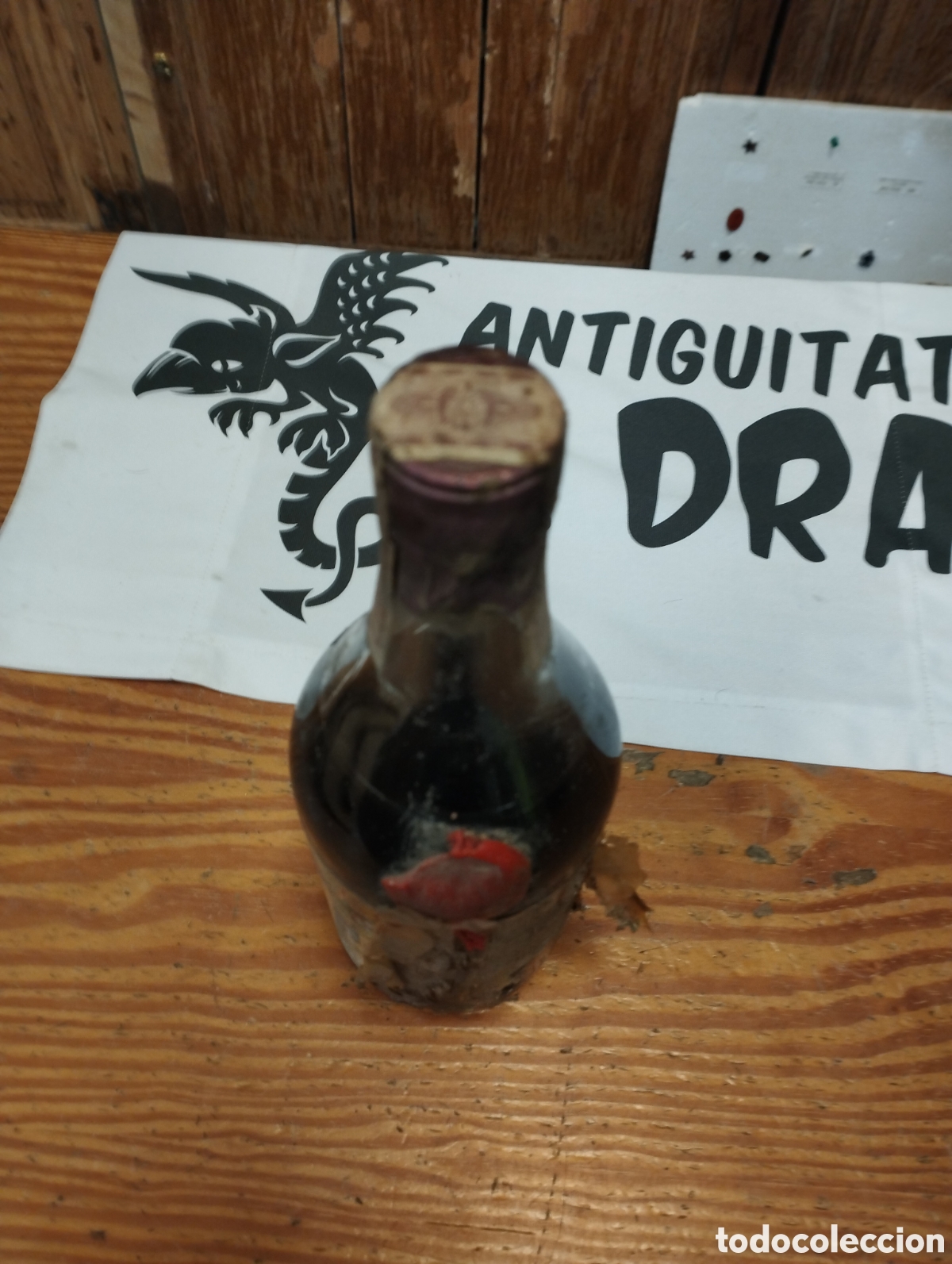 Coleccionismo de vinos y licores: Botella Romate Brandy - Foto 3