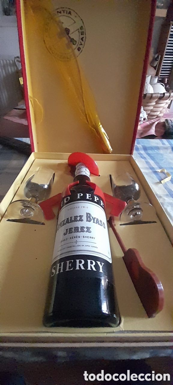 Coleccionismo de vinos y licores: Estuche Gonz&aacute;lez byas - Foto 3