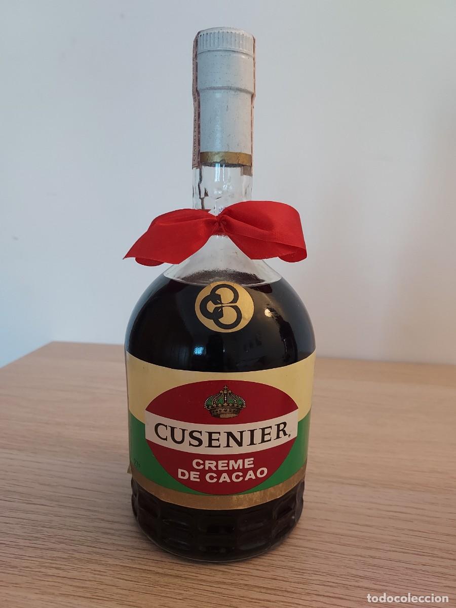 Coleccionismo de vinos y licores: Botella CUSENIER CREME DE CACAO - Foto 1