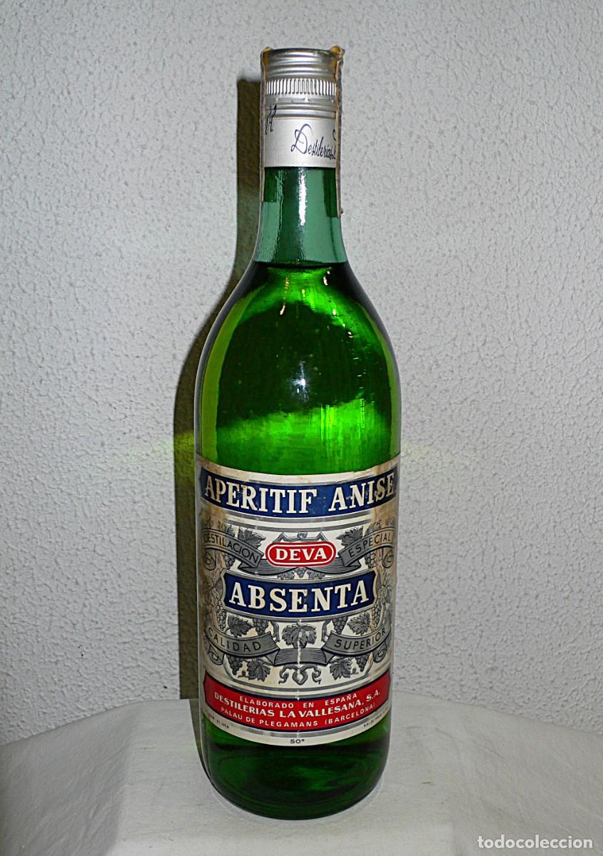 Coleccionismo de vinos y licores: BOTELLA ABSENTA DEVA - Foto 1