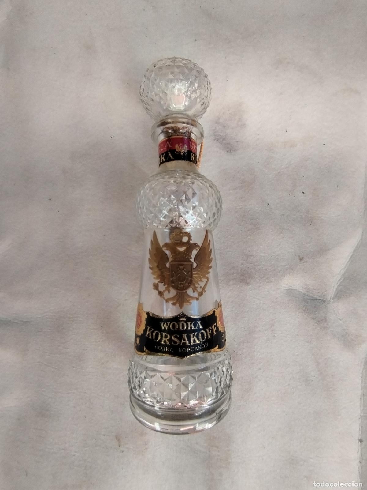Coleccionismo de vinos y licores: botella de vodka korsakoff - Foto 2