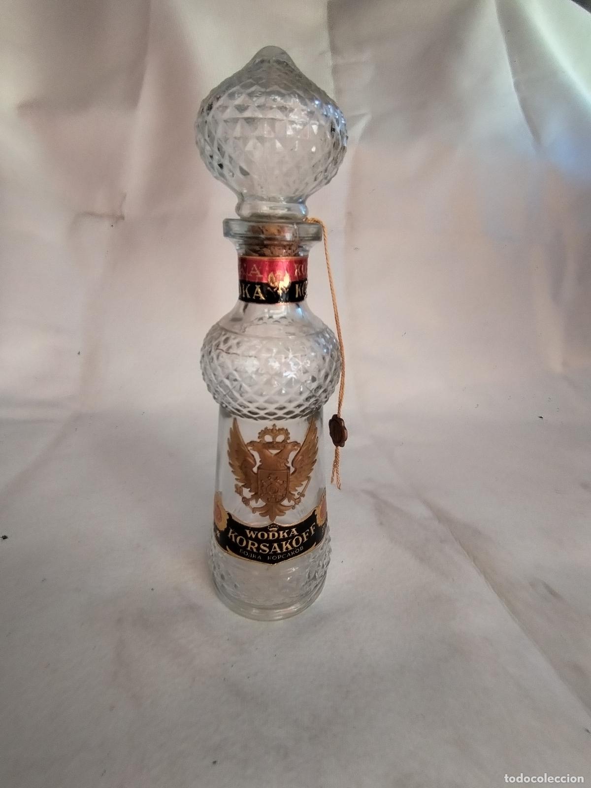 Coleccionismo de vinos y licores: botella de vodka korsakoff - Foto 1
