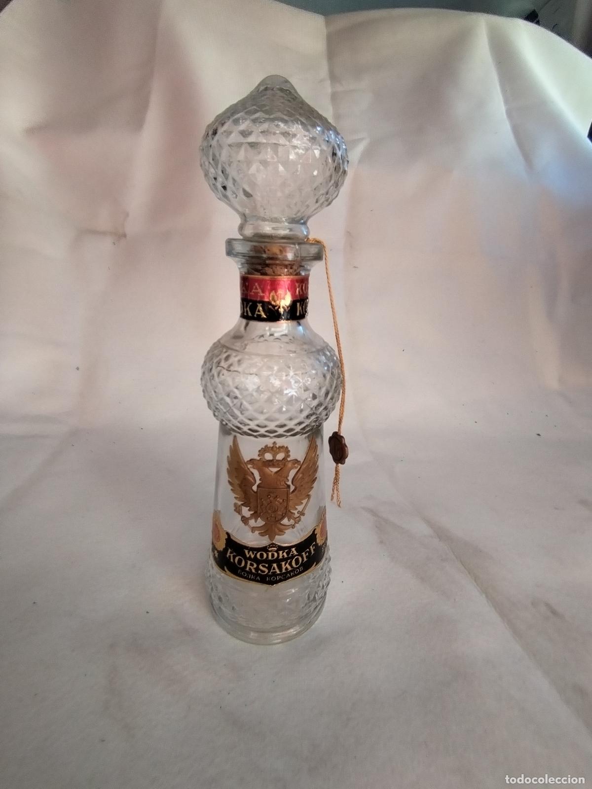 Coleccionismo de vinos y licores: botella de vodka korsakoff - Foto 4