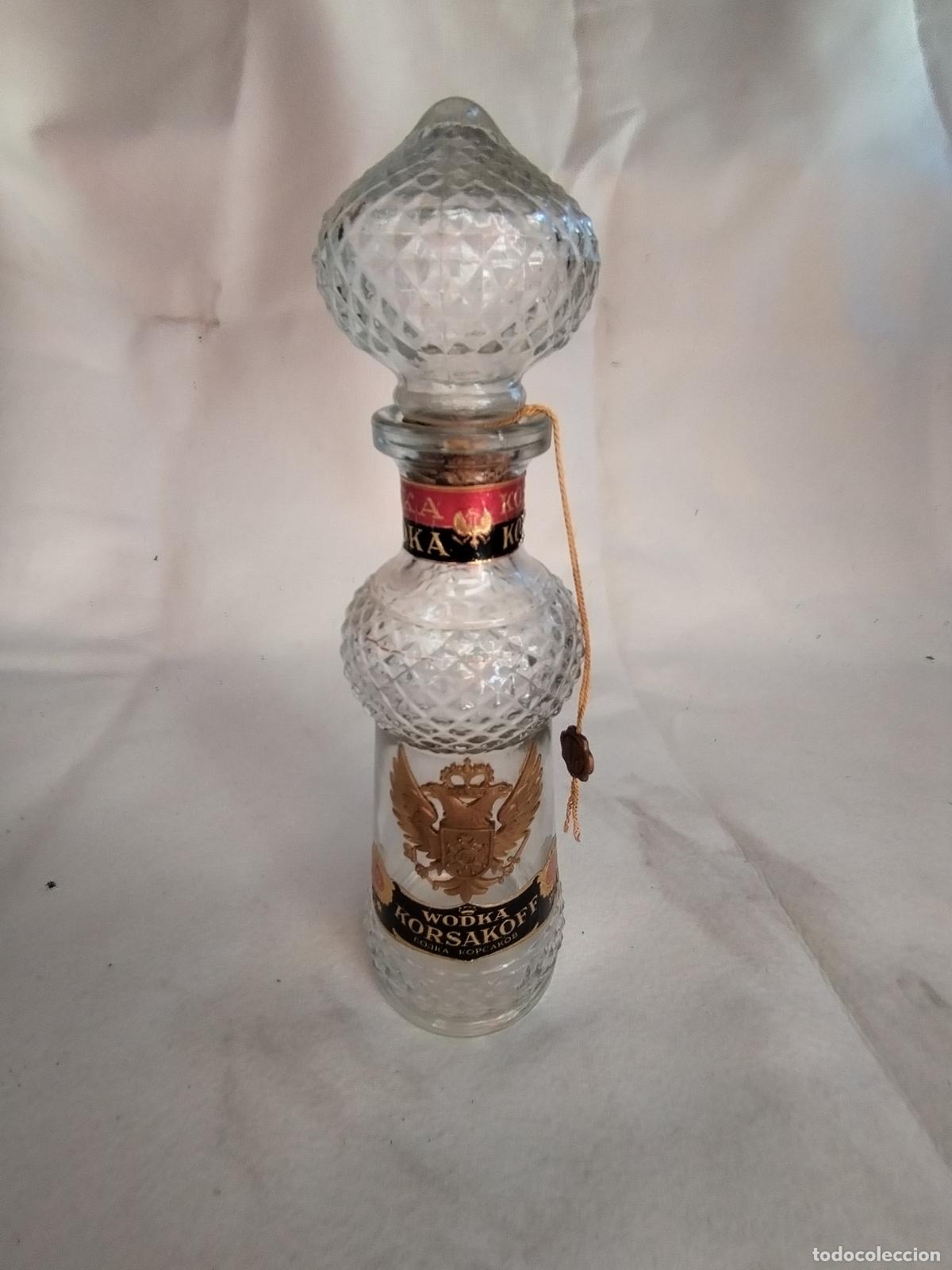 Coleccionismo de vinos y licores: botella de vodka korsakoff - Foto 5