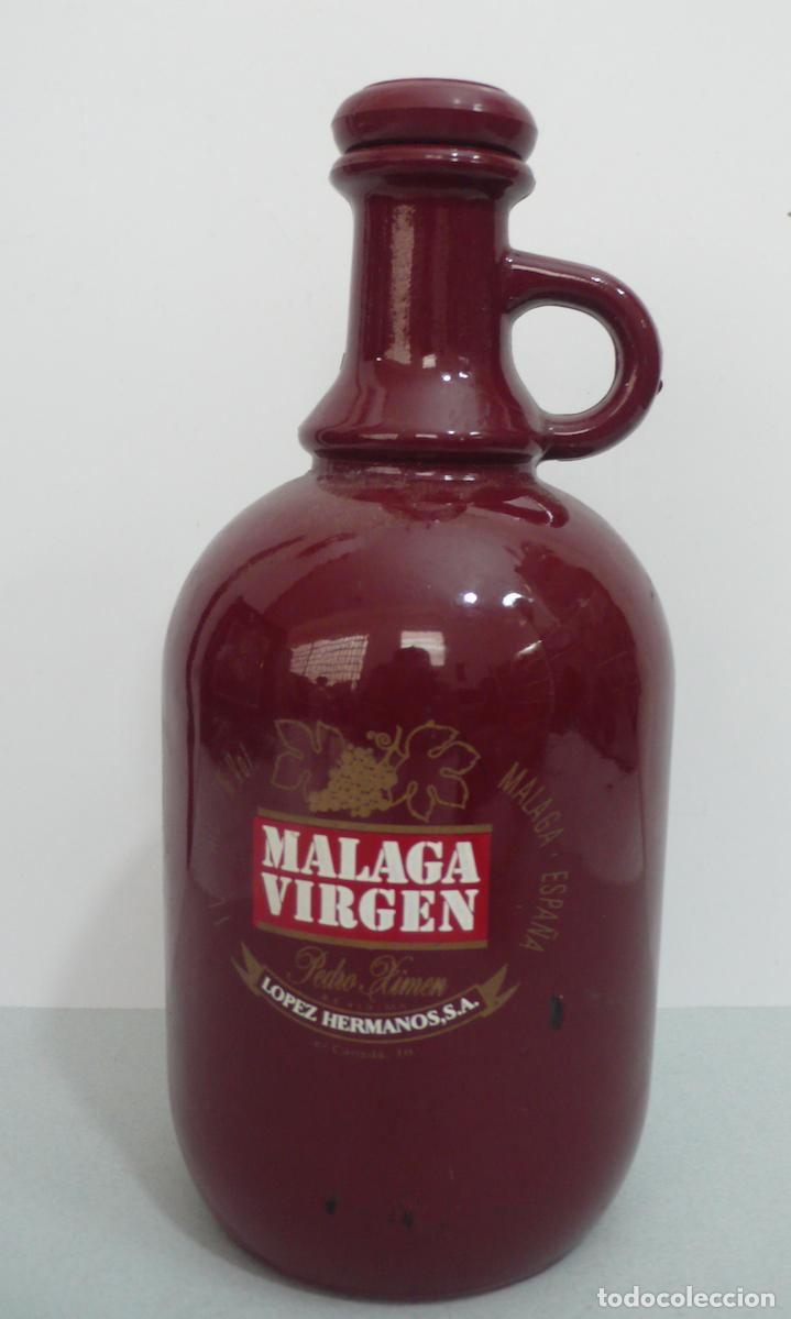 Coleccionismo de vinos y licores: BOTELLA MALAGA -VIRGEN - Foto 1
