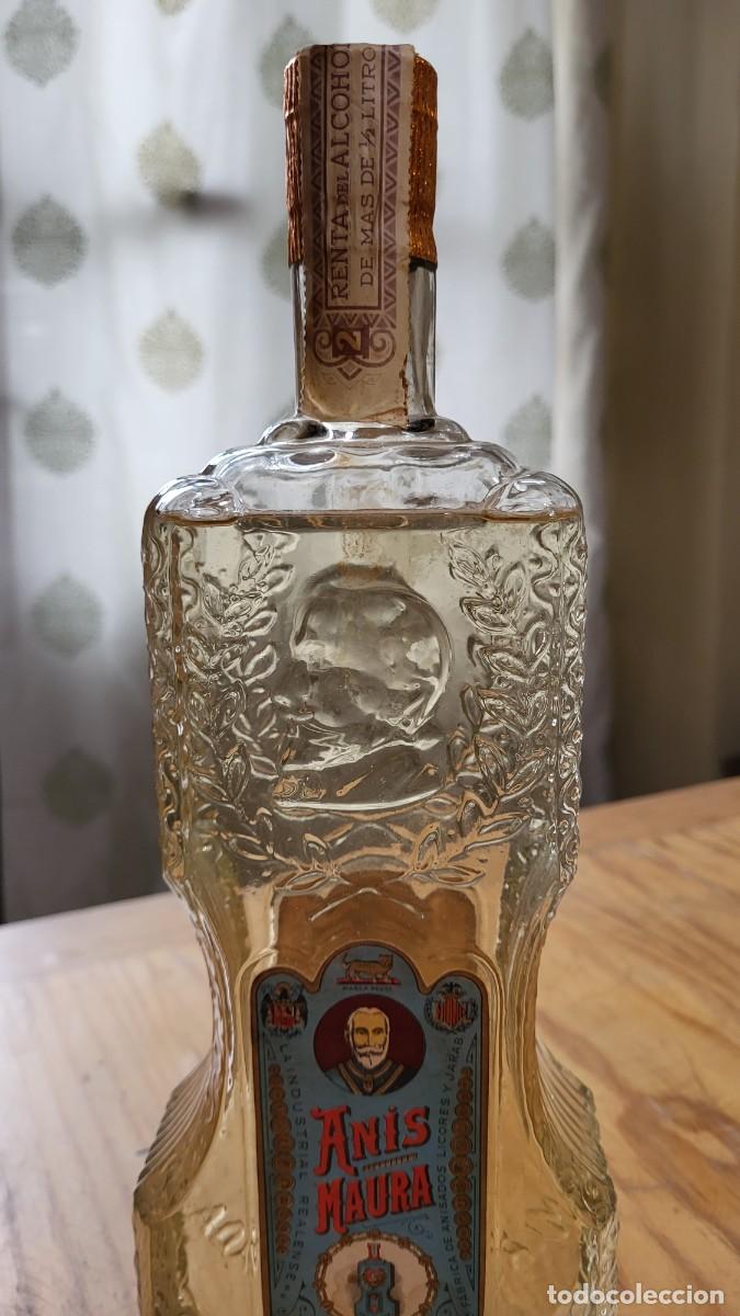 Collectionnisme de vins et liqueurs: BOTELLA ANIS MAURA - EDUARDO GARCIA - REAL DE MONTROY - PRECINTO &Aacute;GUILA - MINT