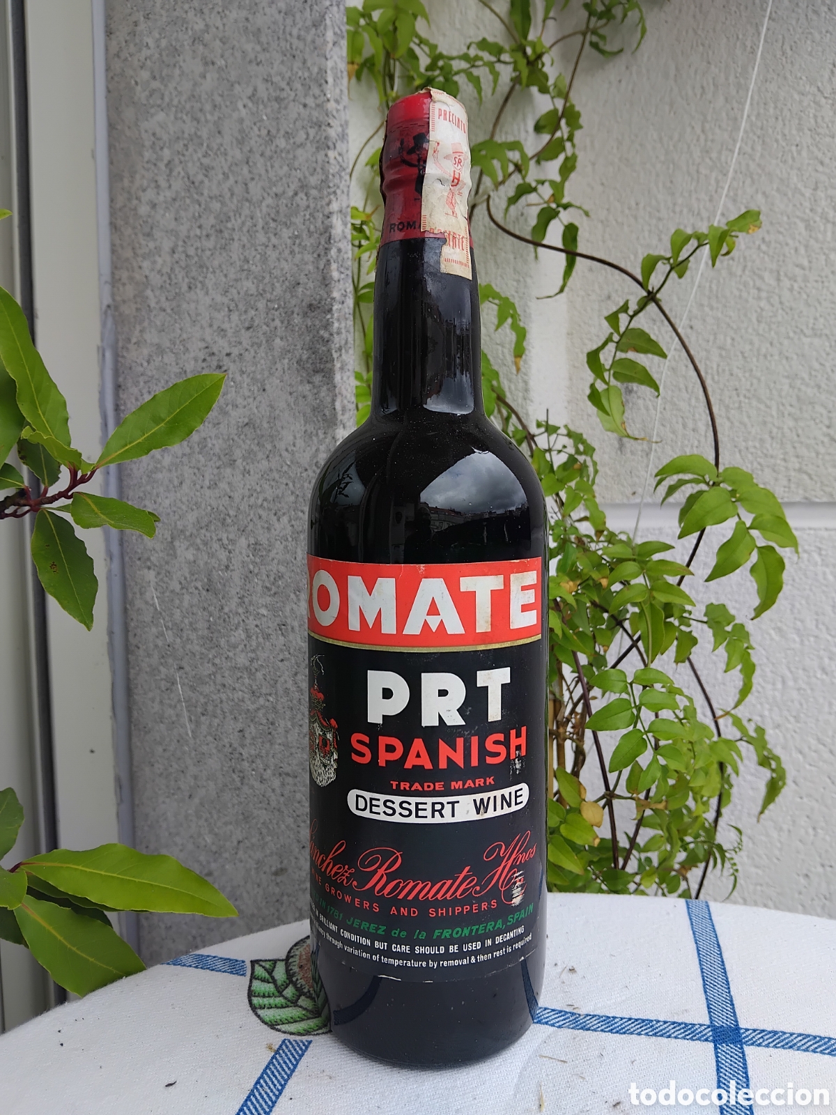 Collezionismo di vini e liquori: Botella vino PRT SPANISH desert de S&aacute;nchez Romate.