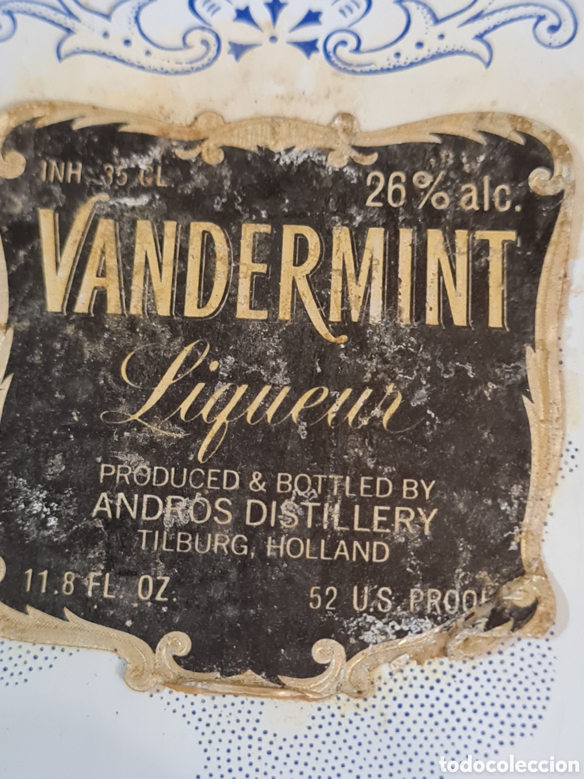 Coleccionismo de vinos y licores: Botella VANDERMINT HOLLAND - Foto 2