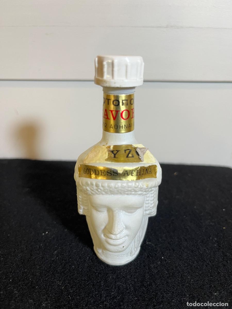 Collection of wines and liquors: Botella Ouzo Favori Atenea Zeus Grecia decantador mitolog&iacute;a griega vintage