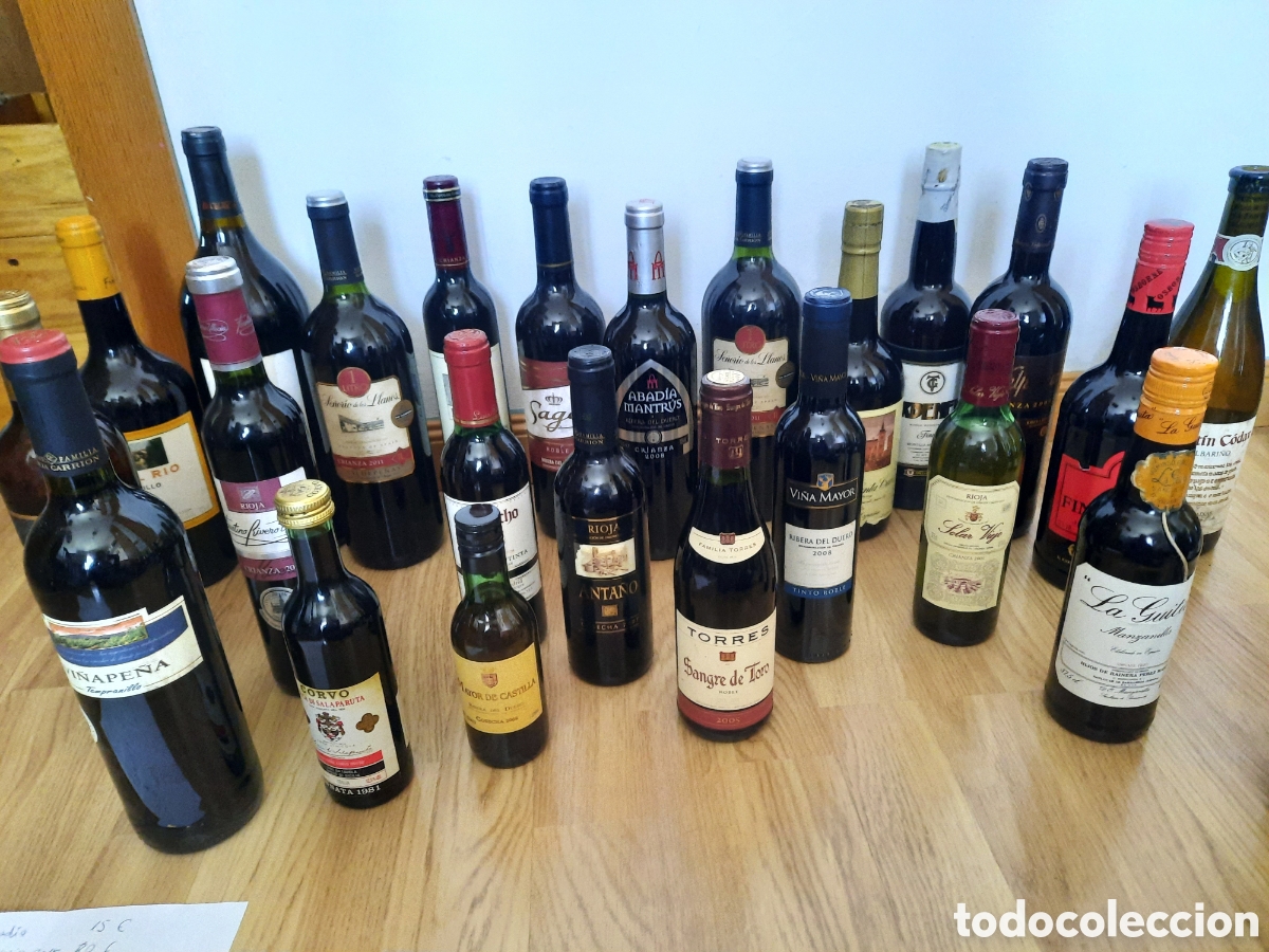 Coleccionismo de vinos y licores: Colecci&oacute;n vinos y cavas