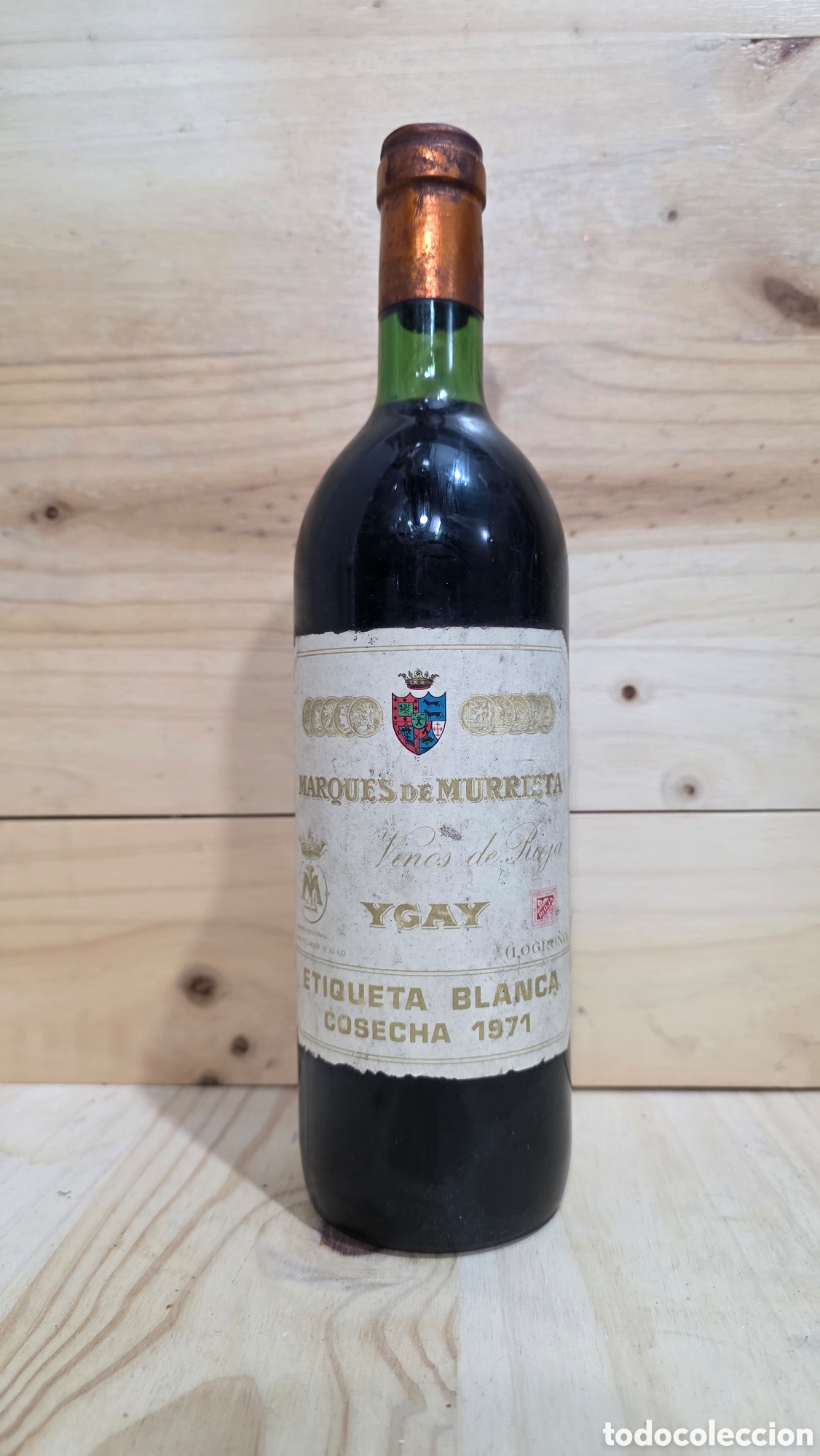 Coleccionismo de vinos y licores: Marqu&eacute;s de Murrieta Ygay 1971 - Etiqueta Blanca (Rioja)