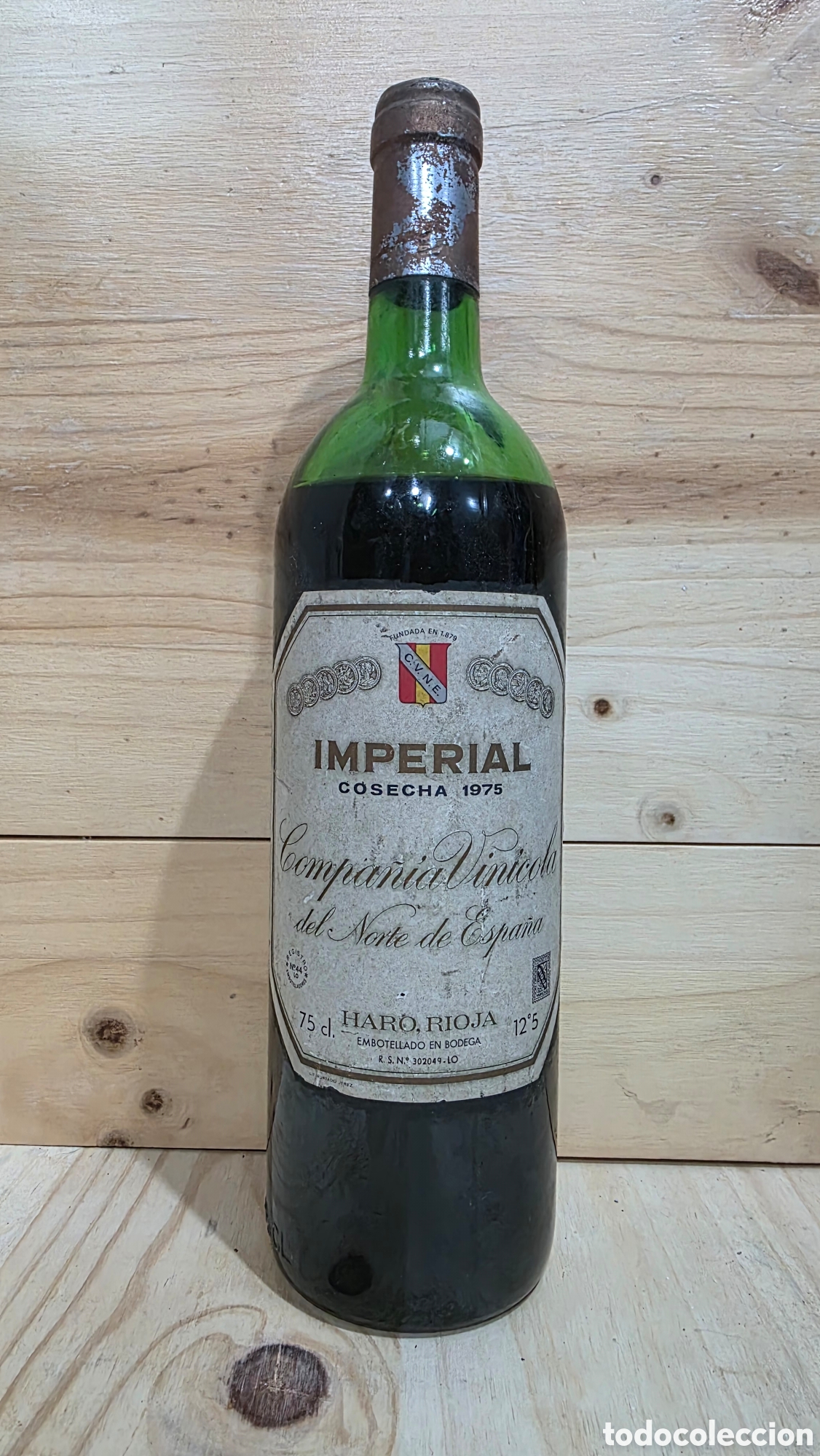Coleccionismo de vinos y licores: Imperial CVNE 1975 - Rioja Cosecha Hist&oacute;rica