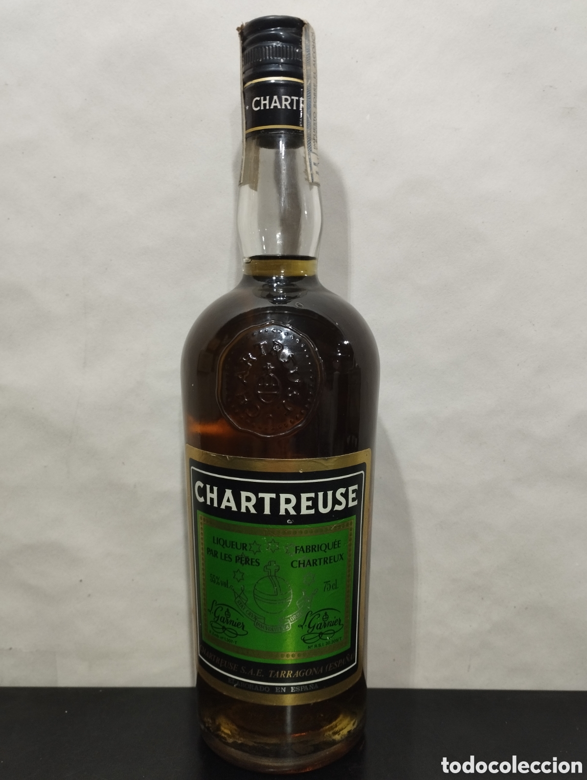 Coleccionismo de vinos y licores: Chartreuse Verde, Licor de hierbas.