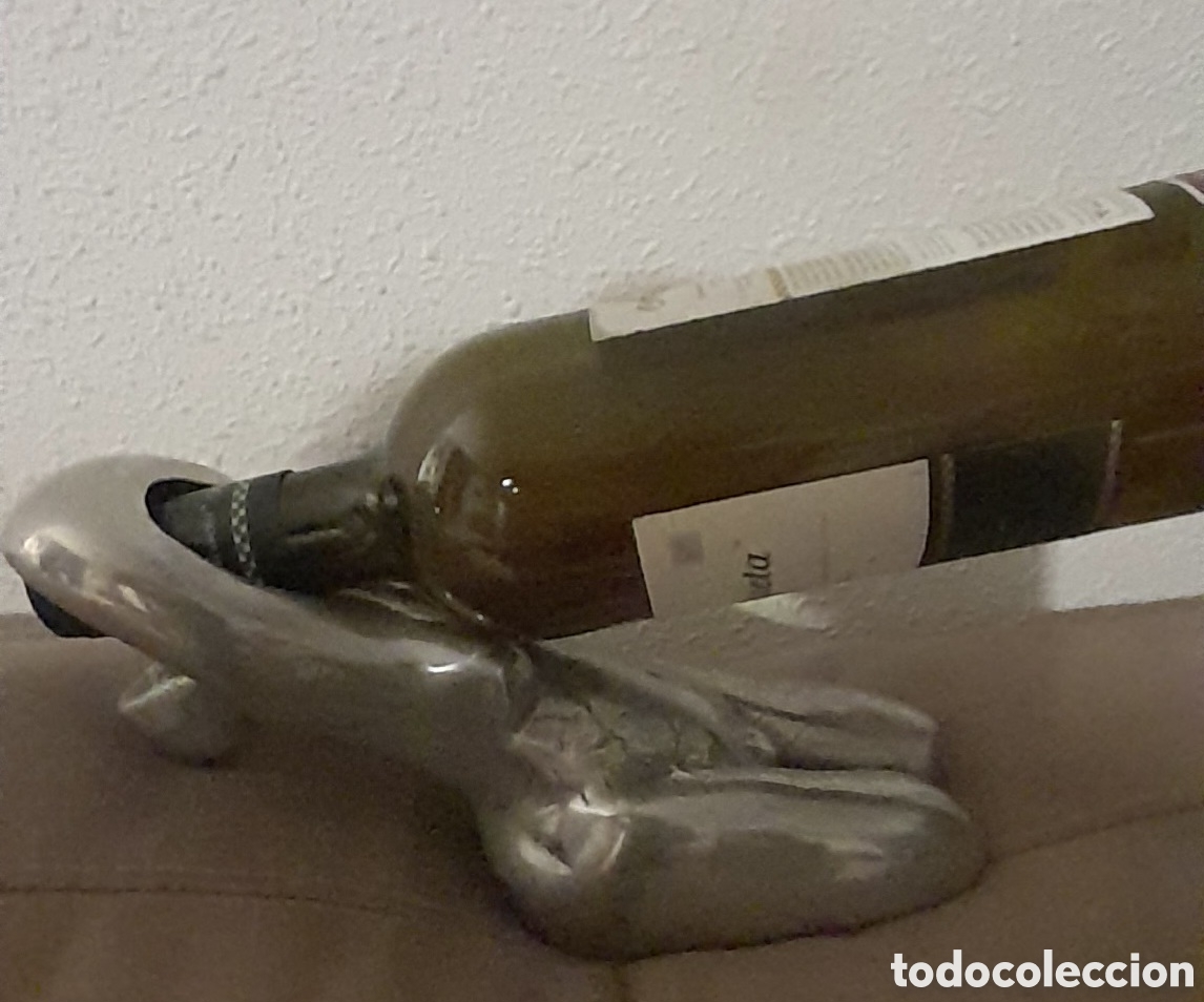 Coleccionismo de vinos y licores: Soporte para botella mujer - Foto 7
