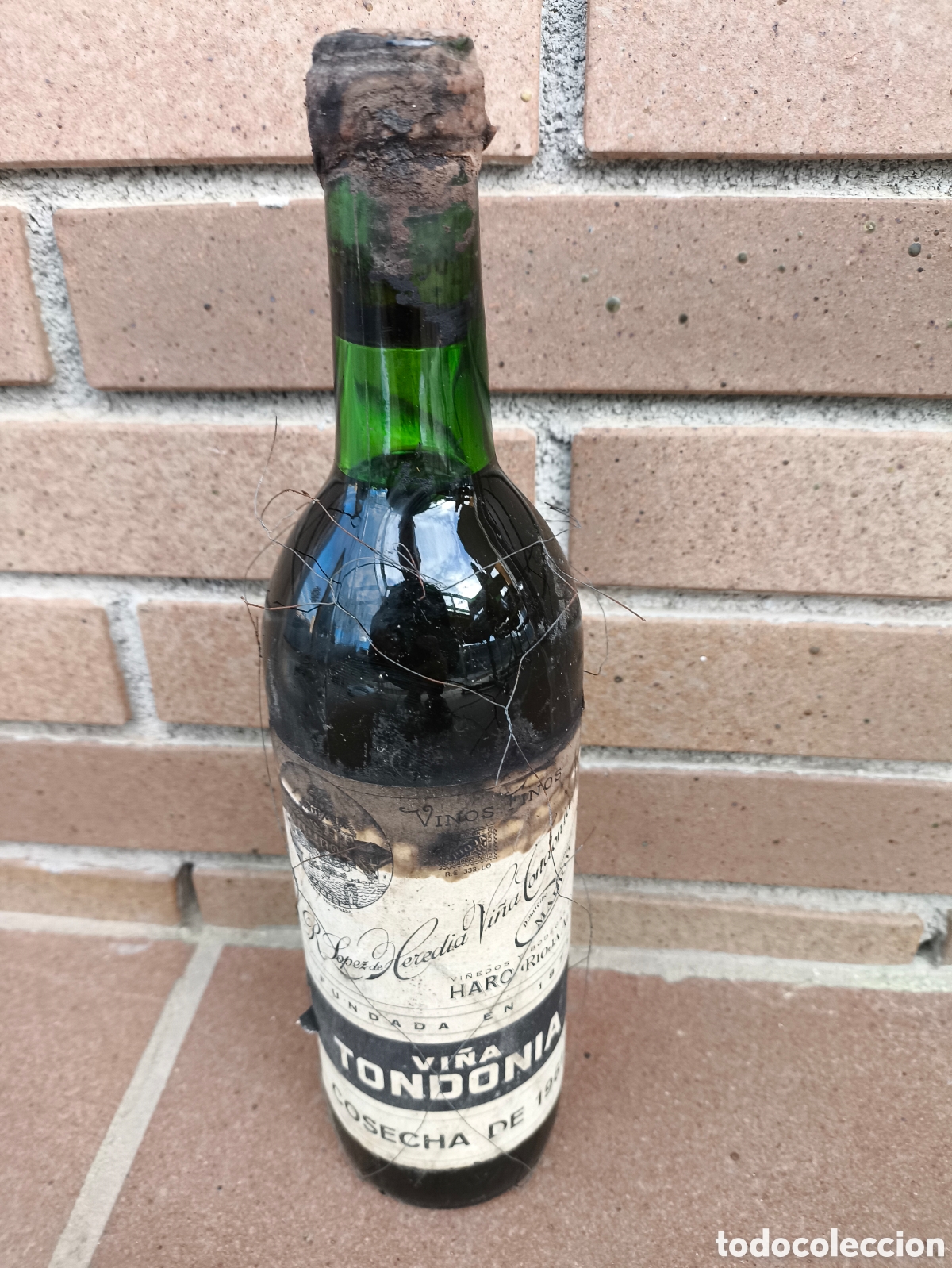 Coleccionismo de vinos y licores: Botella vi&ntilde;a tondonia Haro rioja alta 1961
