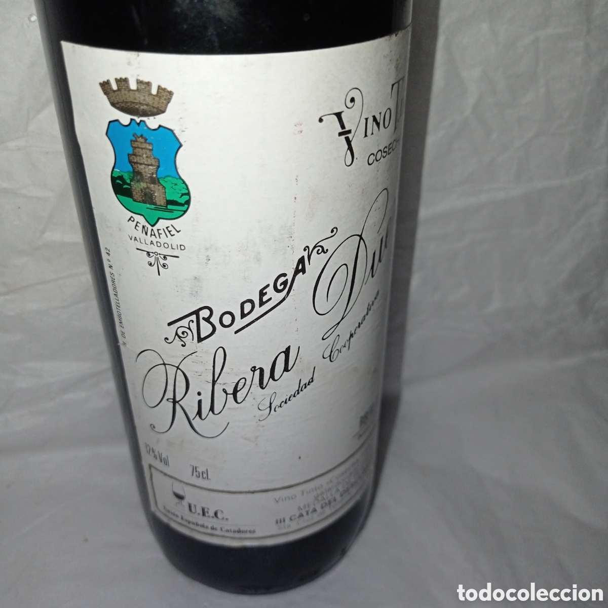 Sammlung von Weinen und Lik&ouml;ren: BOTELLA DE VINO RIBERA DEL DUERO S. COOP. PE&Ntilde;AFIEL